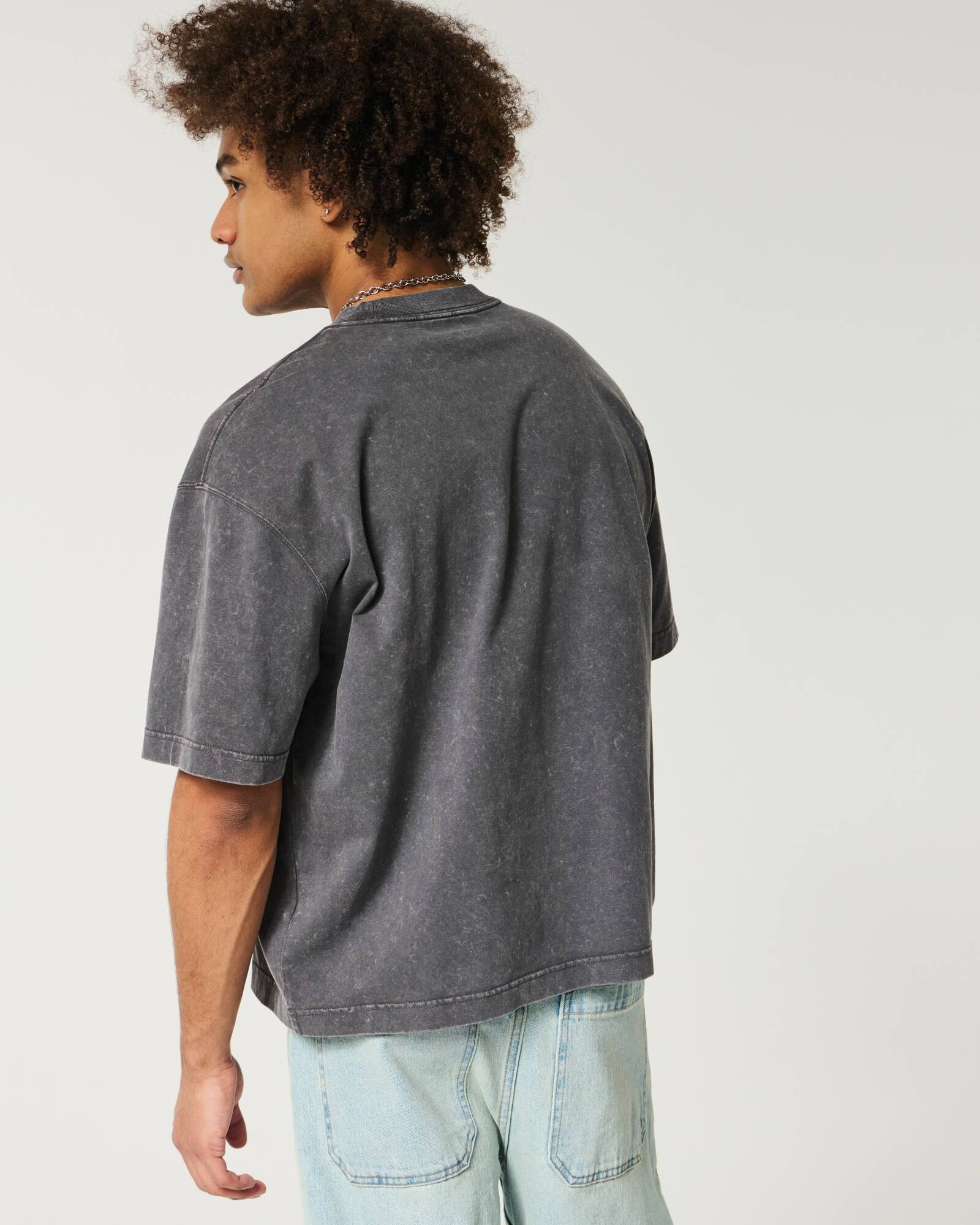Boxy Heavyweight Crop Crew T-Shirt