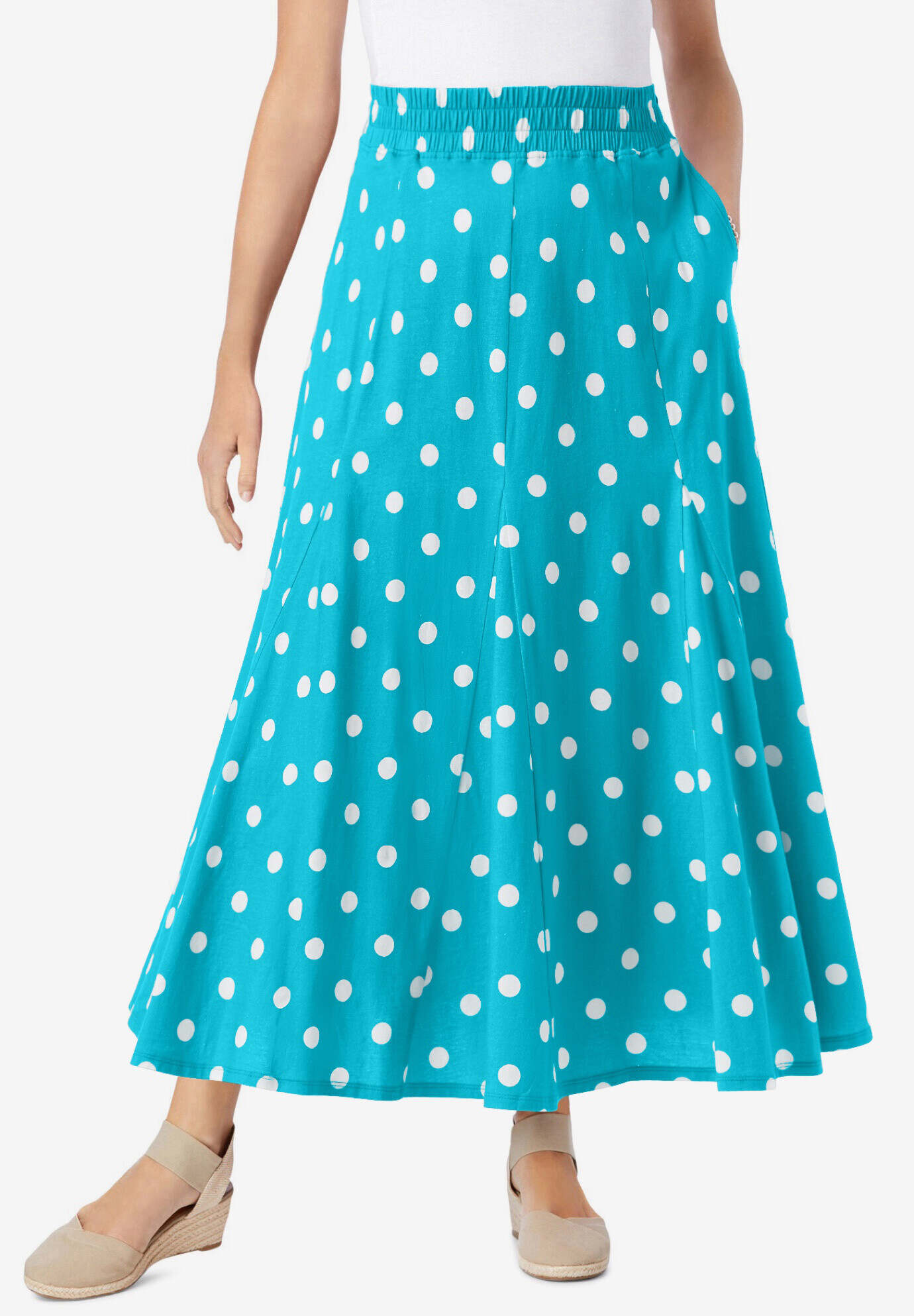 Knit Panel Skirt
