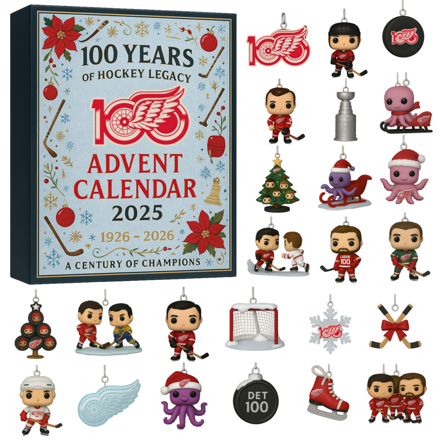 Detroit Red Wings 100th Anniversary Advent Calendar