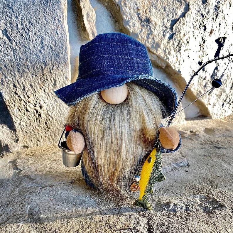 🎣Fishing Gnome Doll