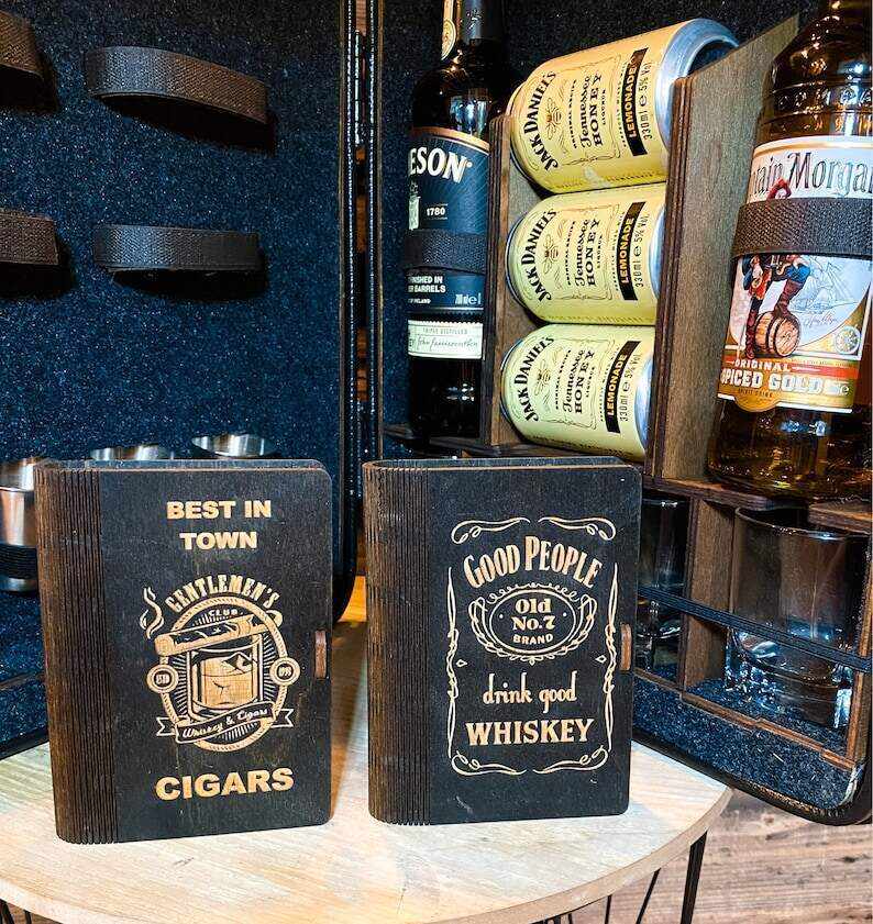 20 L Jerry Can Mini Bar For Christmas, Custom Original Gift, Personalized Mini Bar Canister Set, Father's Day Gift Set, Custom Fuel Bar
