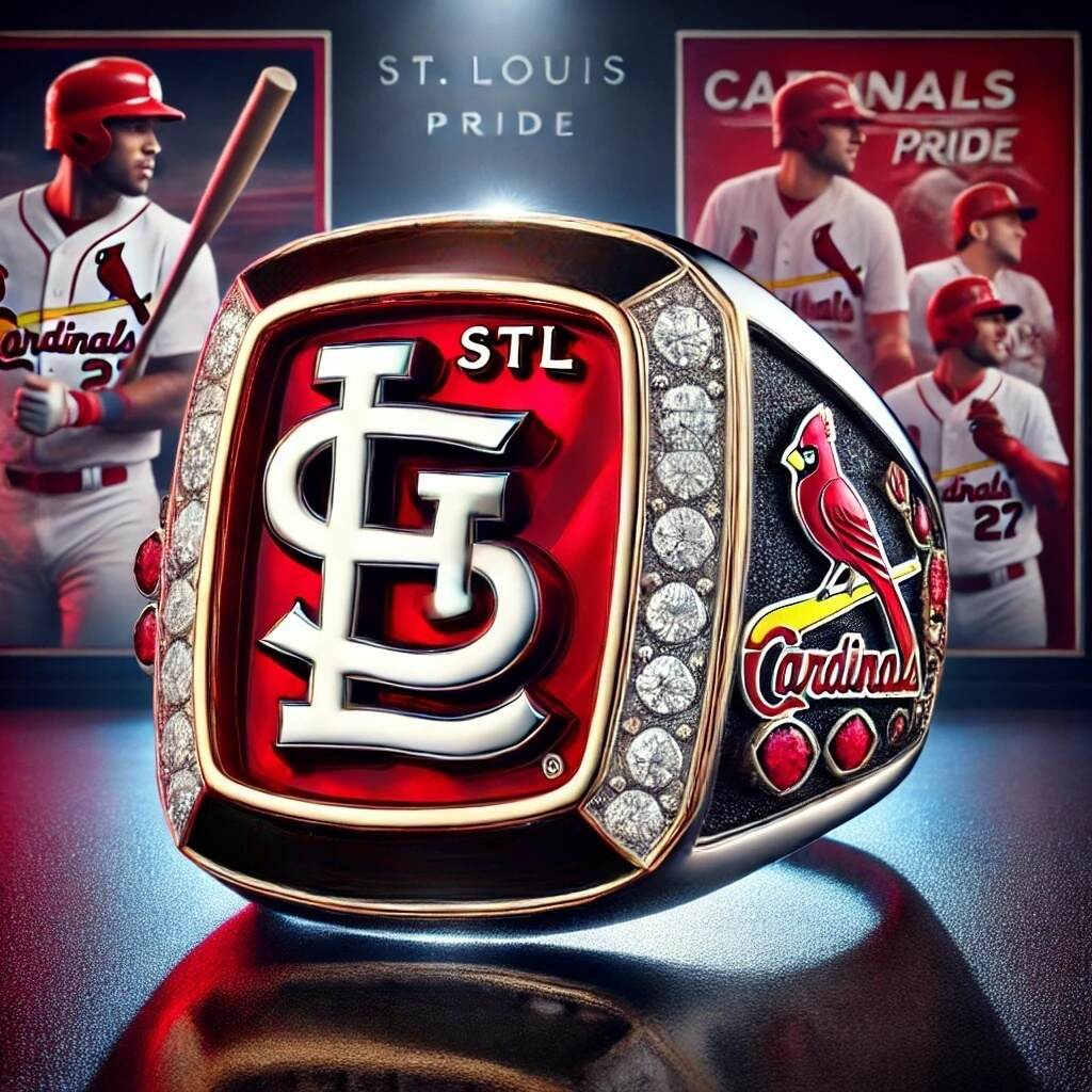 Baseball Pride Ring - Adjustable Open Ring