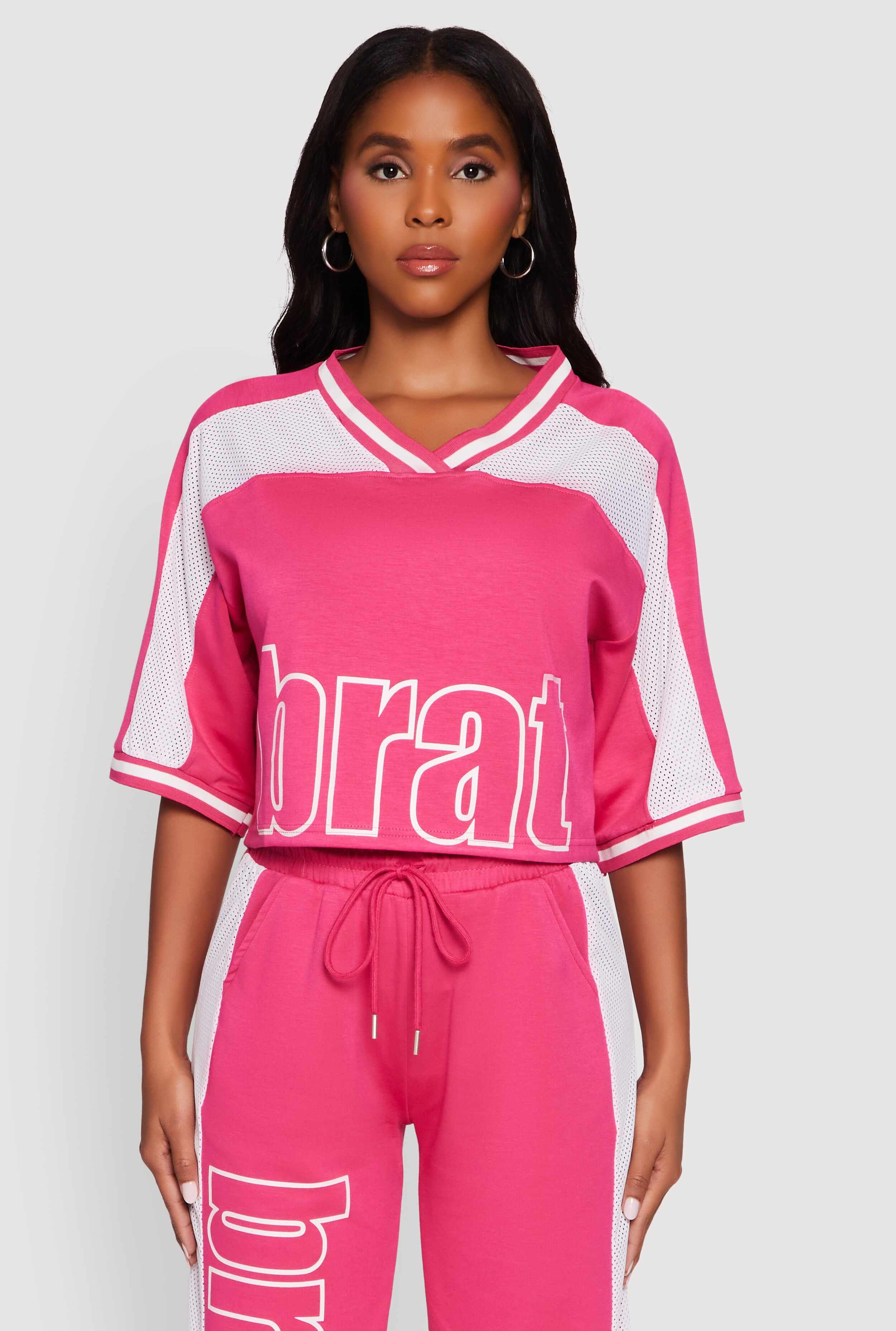 Brat Graphic Jersey Top