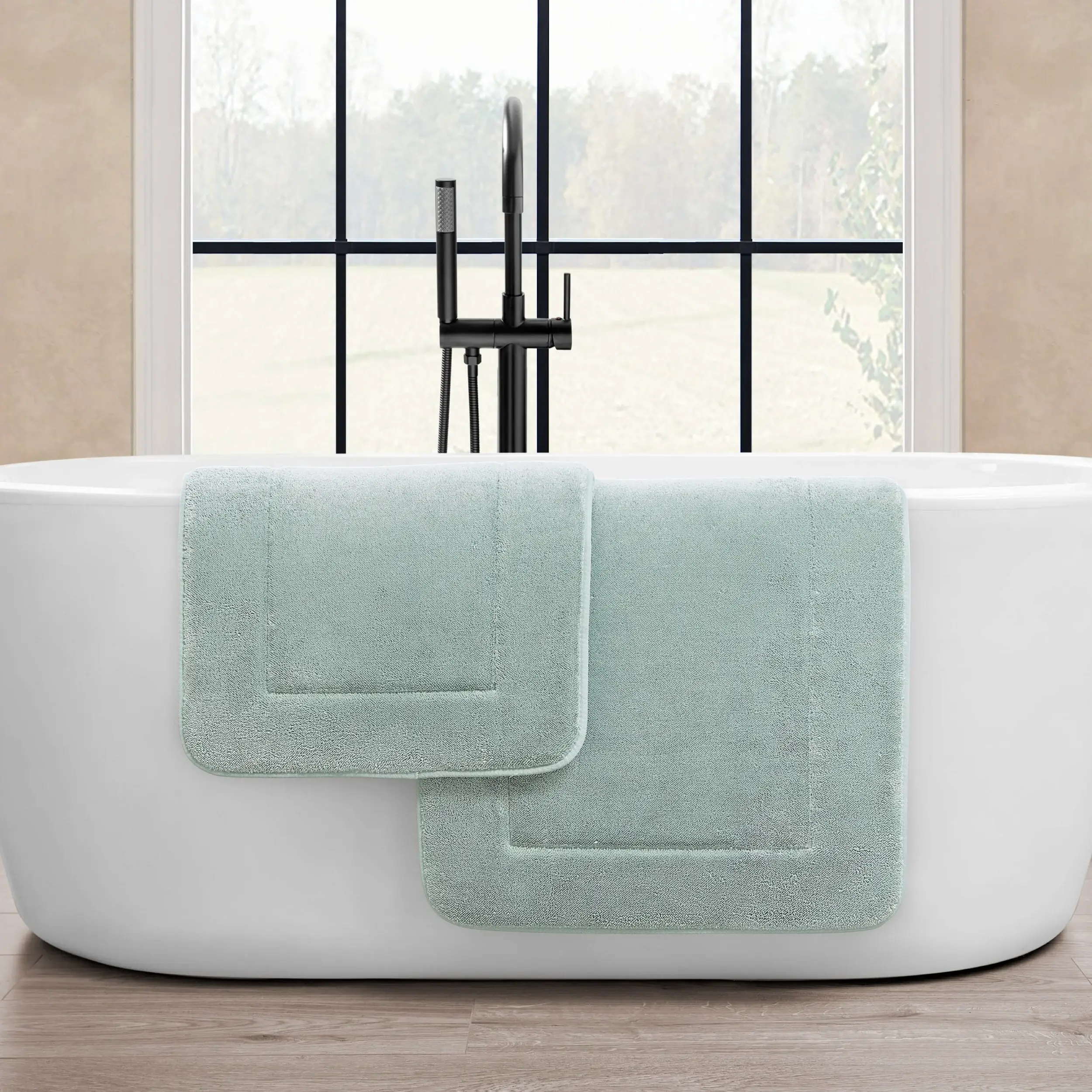 Oliver Brown Terry Memory Foam Bath Mat