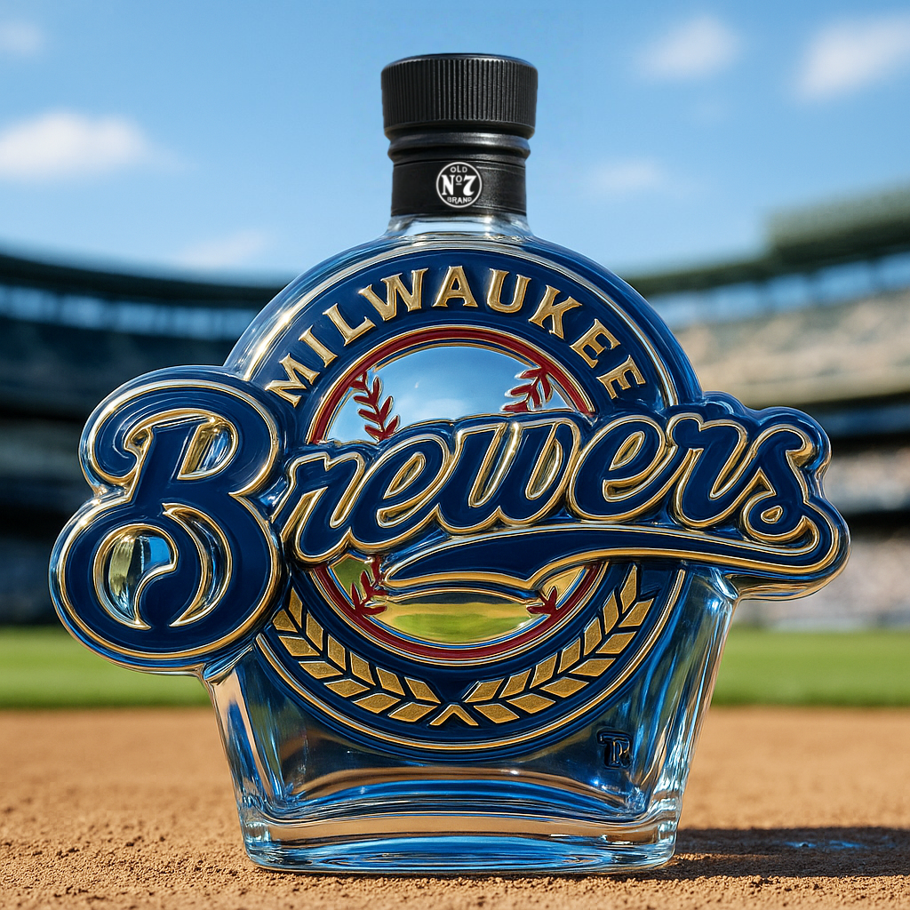 Milwaukee Brewers Commemorative Whiskey Bottle