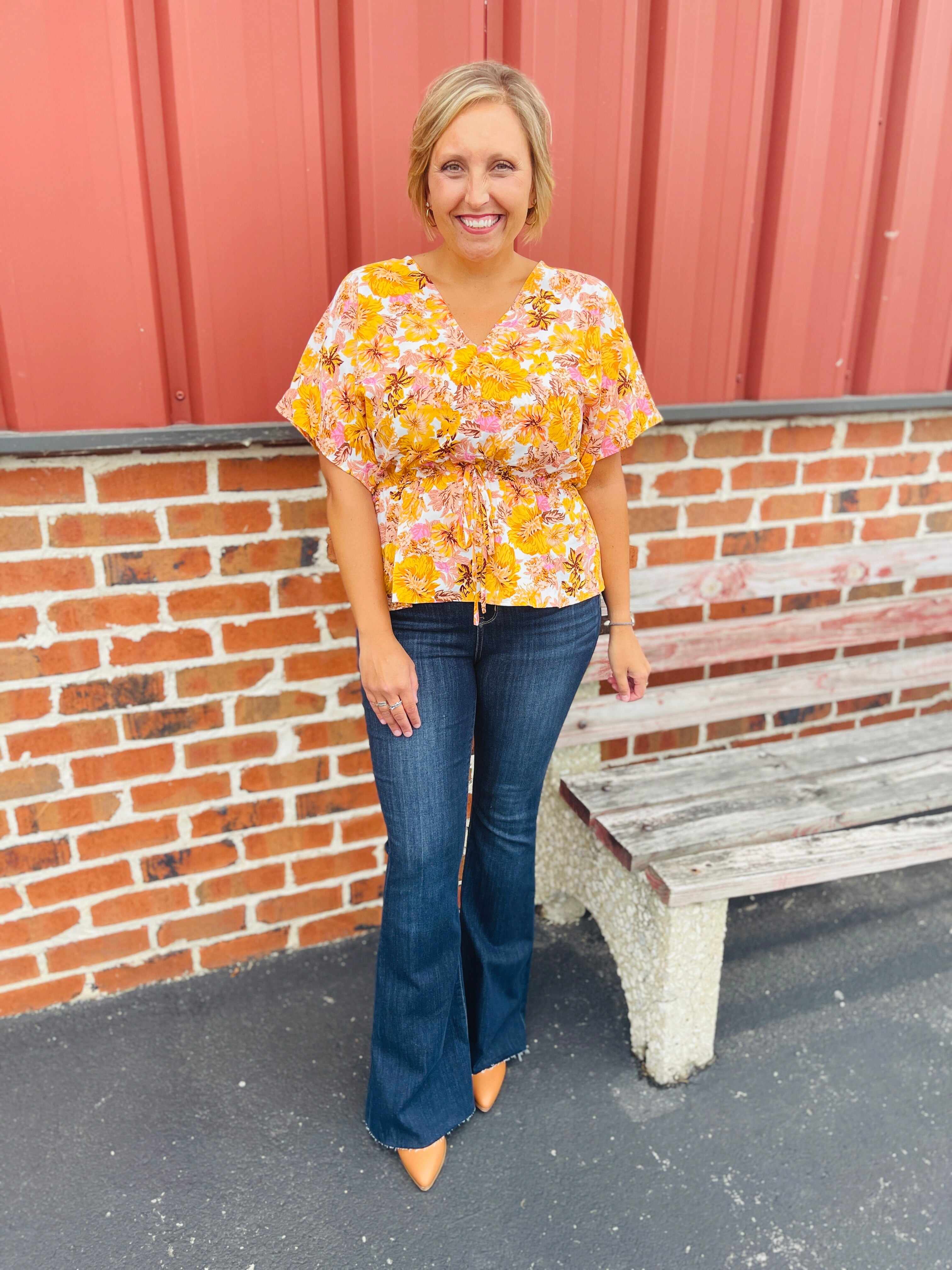 RESTOCK! REG/CURVY See Ya There Flare Jeans