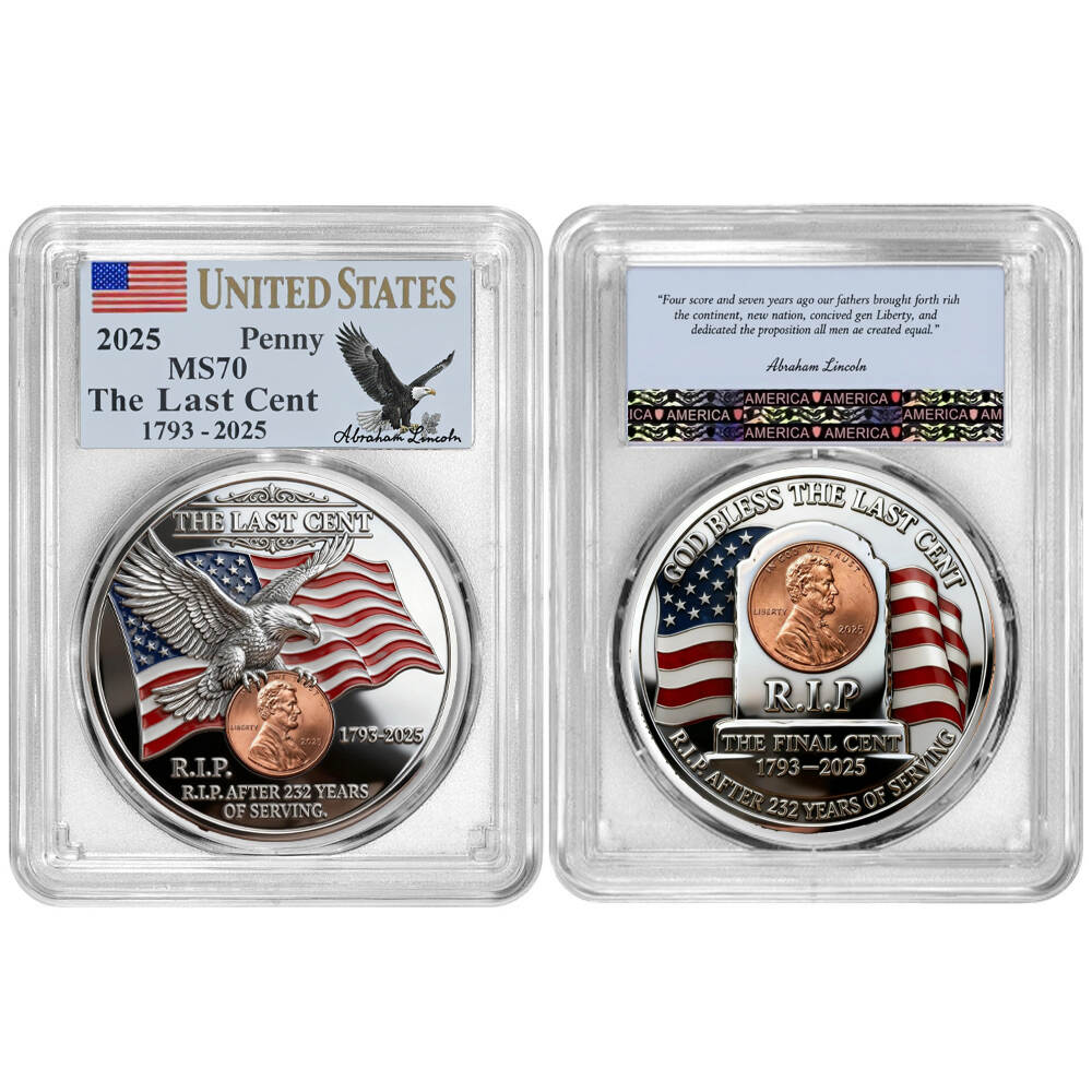 🏆Flash Sale 60% OFF - The Last Cent Commemorative Coin - Fine Uncirculated Limited Edition
