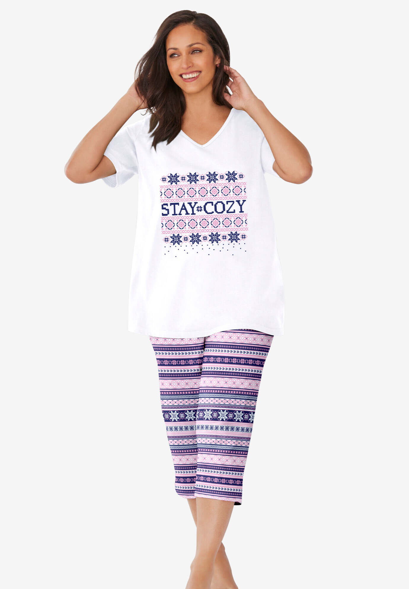 2-Piece Capri PJ Set