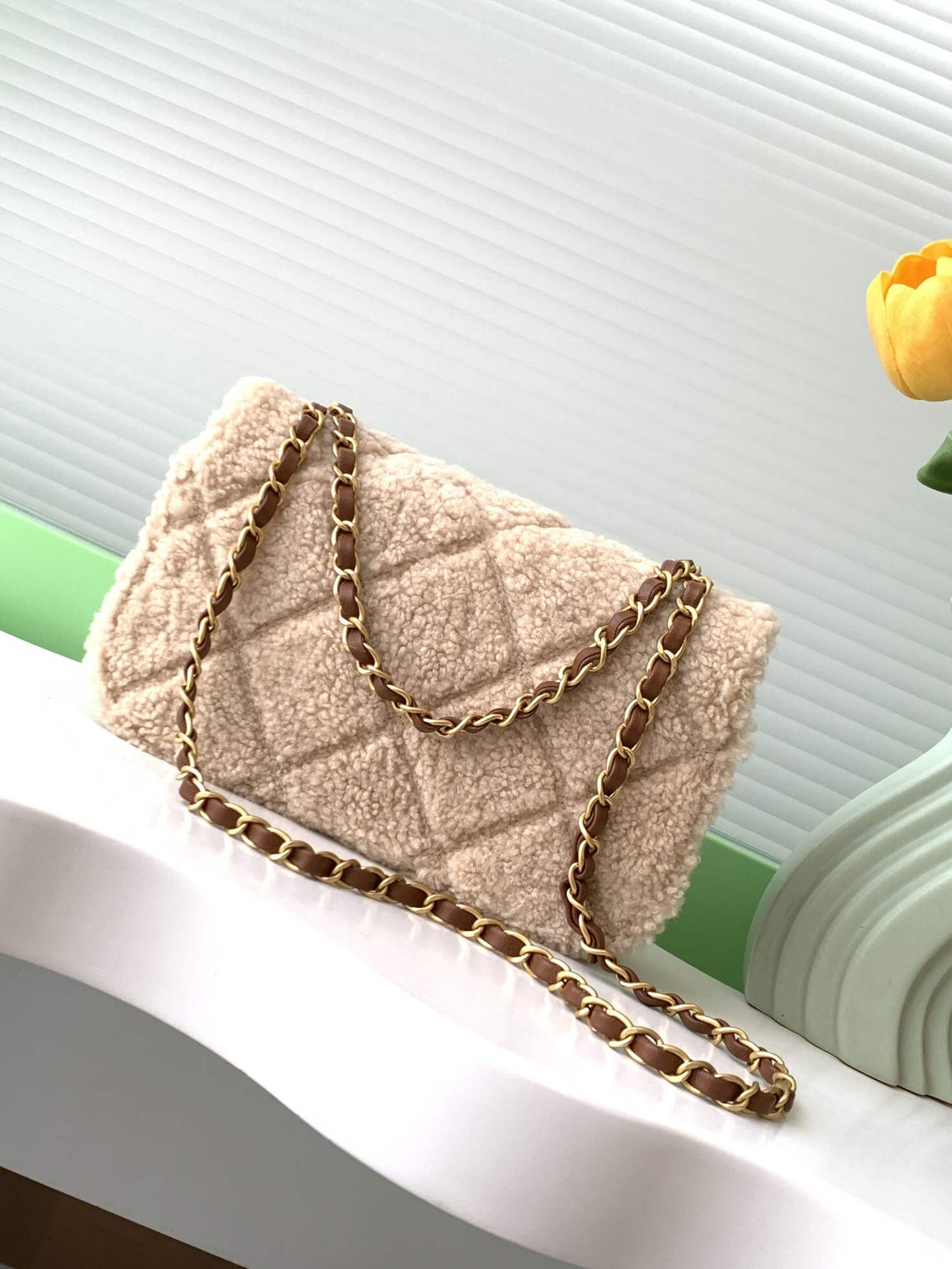 Chanel 24K Teddy Lamb Fur CF Series: Adorable to the Max!