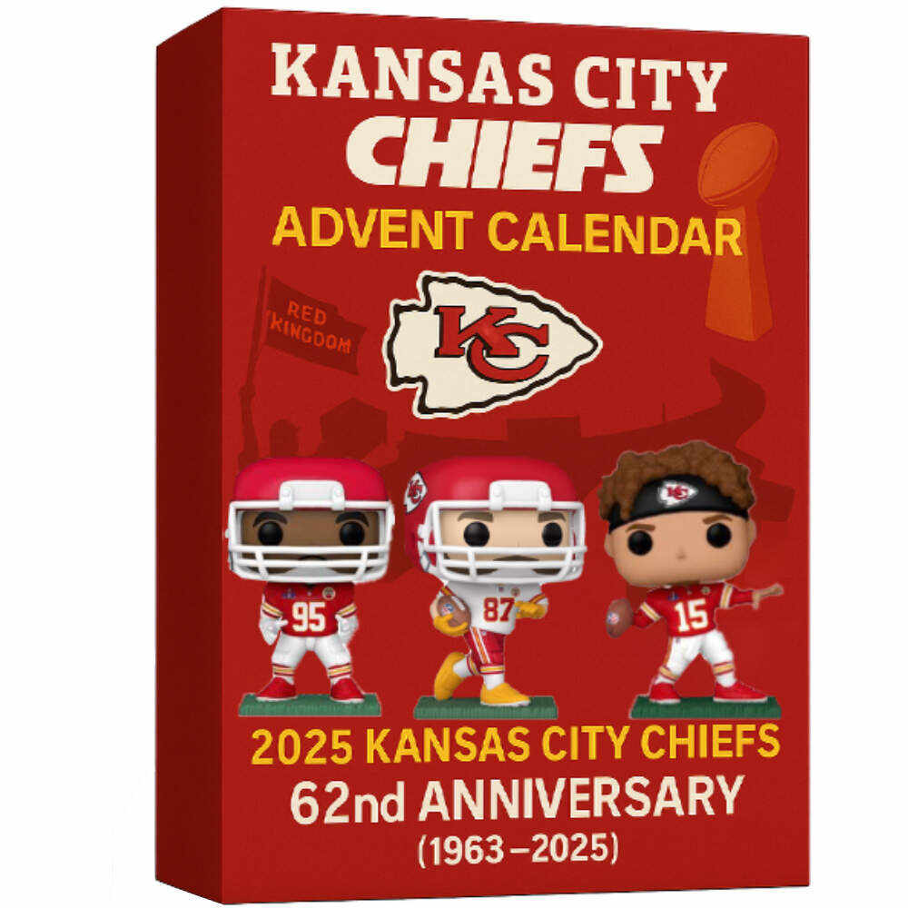Kansas City Chiefs 2025 62nd Anniversary Advent Calendar
