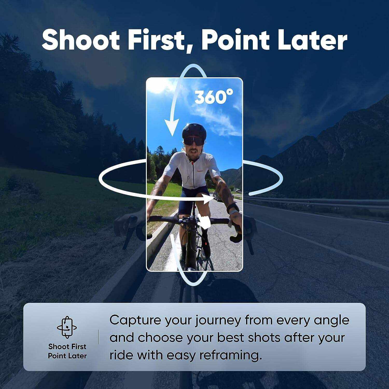 Insta360 X3 Motorcycle Kit- Waterproof 360 Action Camera with 1/2