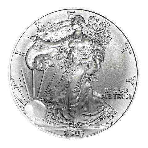 2007 $1 American Silver Eagle MS69 PCGS
