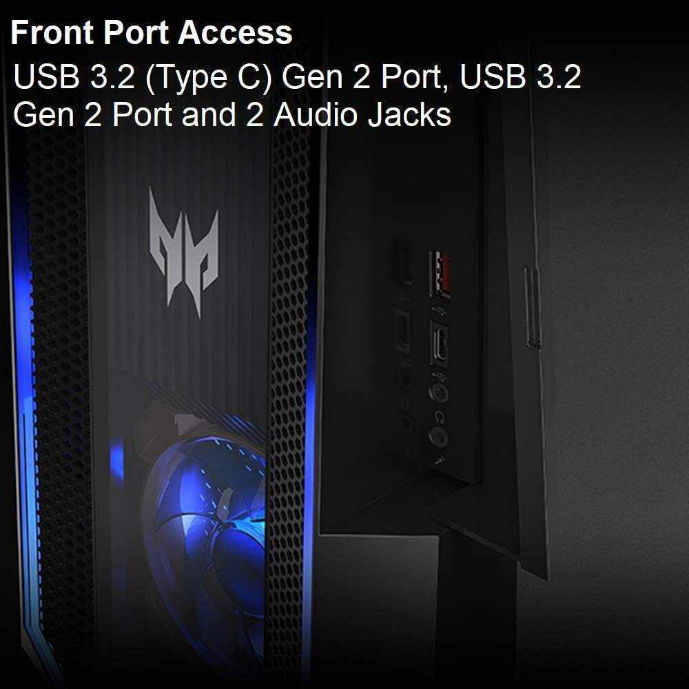 Acer Predator Orion 3000 PO3-630-UR13 Gaming Desktop | 11th Gen Intel Core i7-11700F 8-Core CPU | NVIDIA GeForce RTX 3070 | 16GB DDR4 | 1TB NVMe SSD | 1TB HDD | Intel Wi-Fi 6 | RGB Keyboard & Mouse