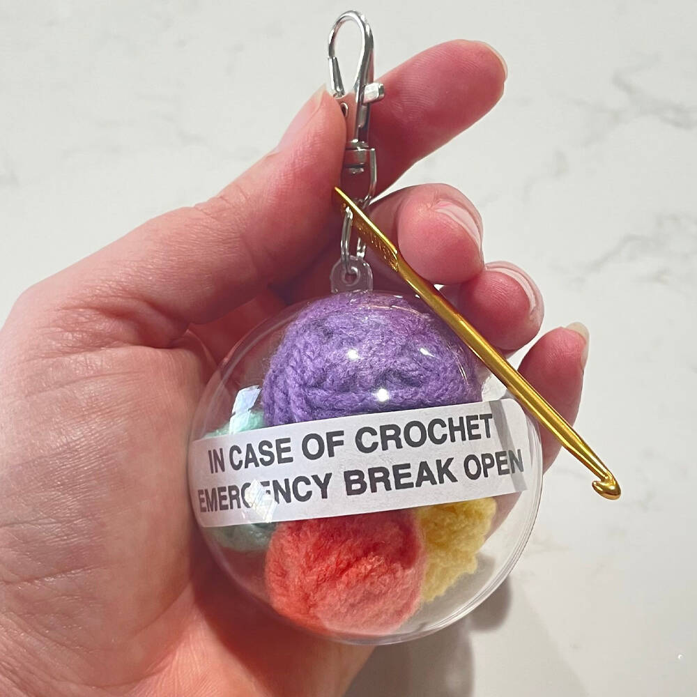 Crochet Emergency Keychain