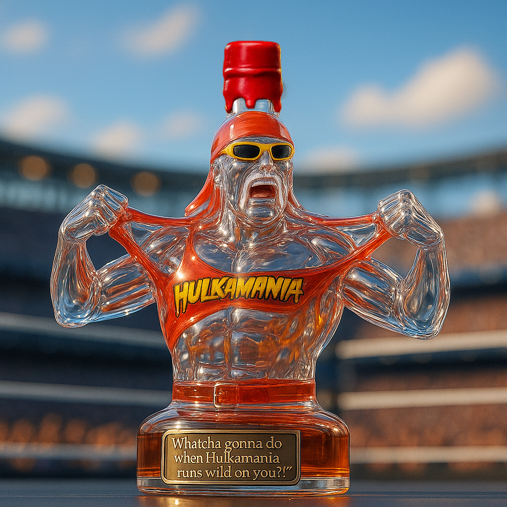 Hulk Hogan Memorial Whiskey Bottle