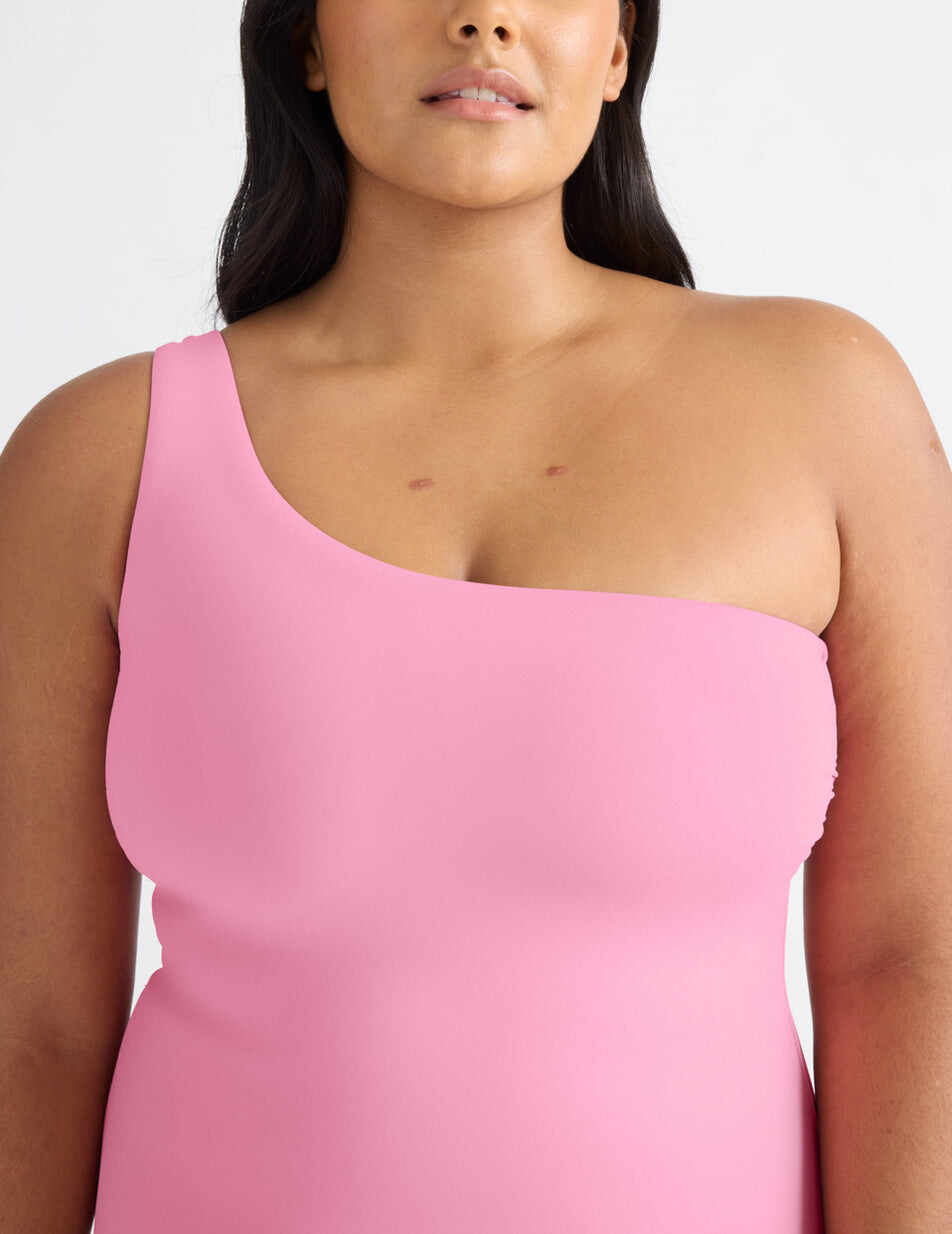 One Shoulder One Piece Swimsuit