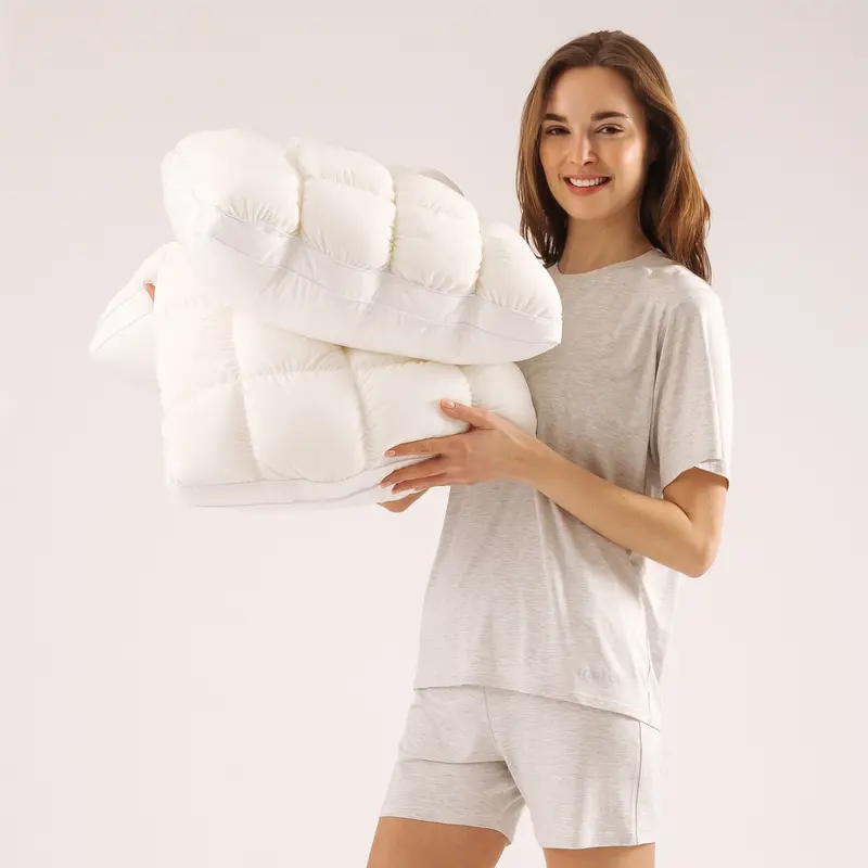 🔥Hot Sale 69% OFF✨Puff Pillow Ice Silk Bed Pillow