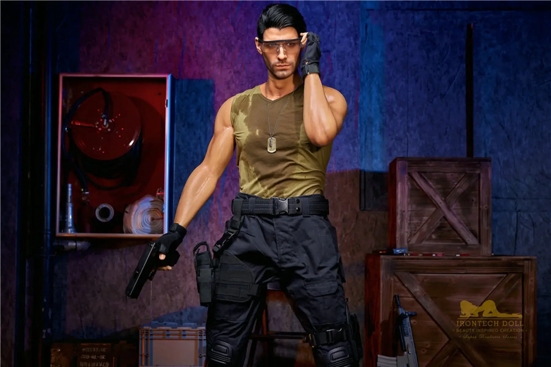 Thomas Soldier Silicone Male Sex Doll - Joy Love Dolls Doll