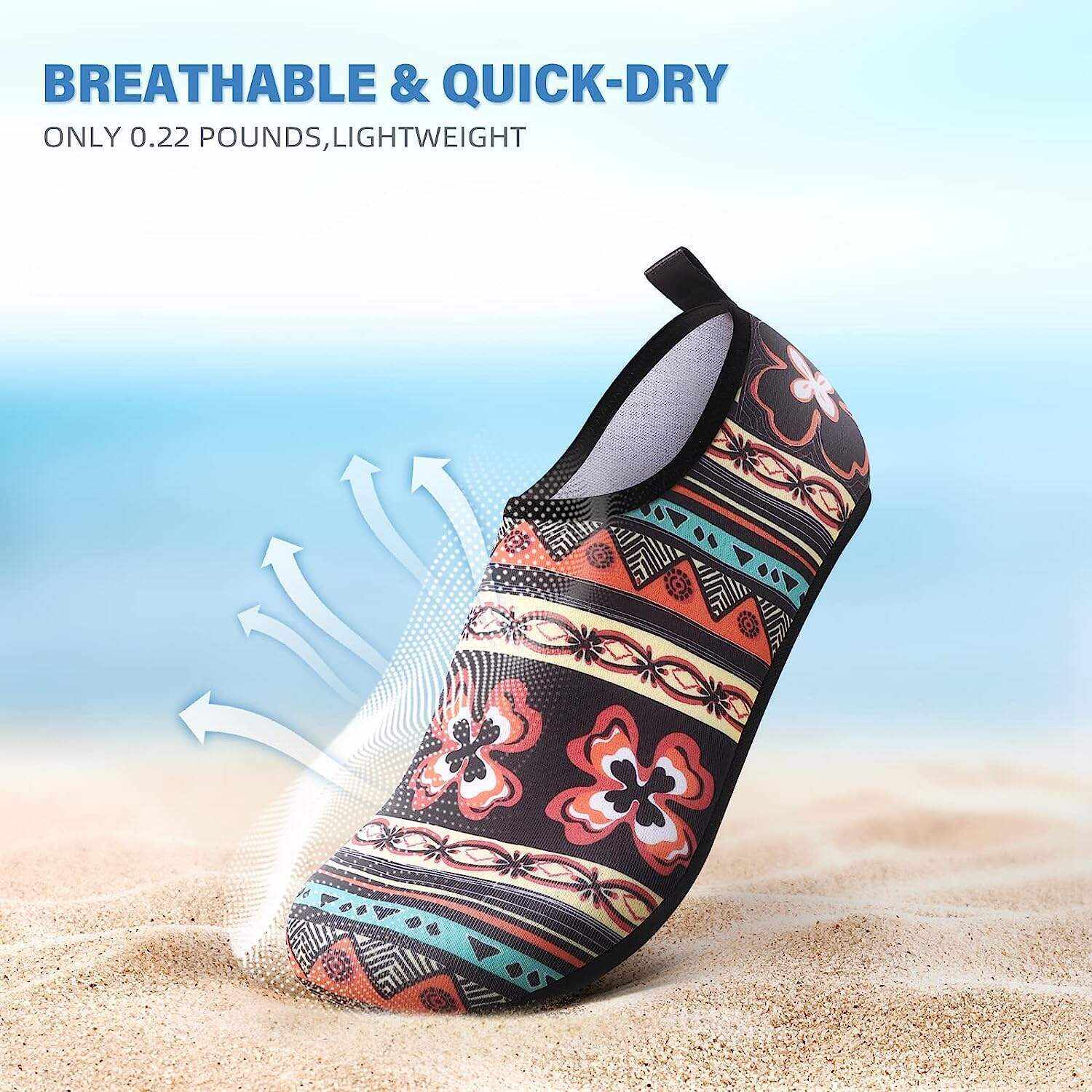 Water Shoes for Women Men Quick-Dry Aqua Socks Swim Beach Barefoot Yoga Exercise Wear Sport Accessories Pool Camping Must Haves Adult Youth Size