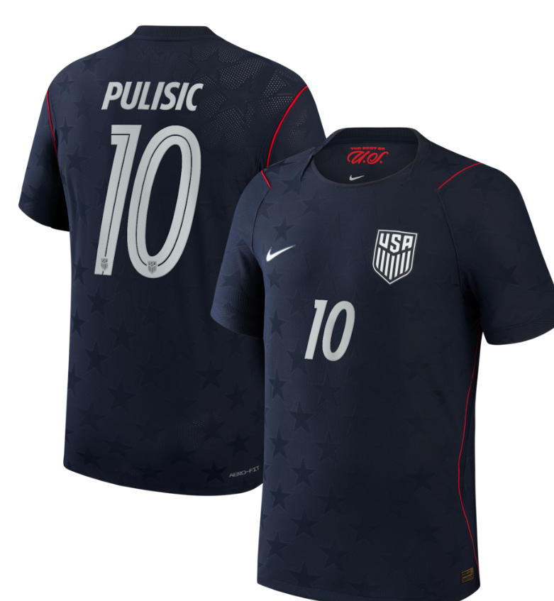 Christian Pulisic USMNT Nike 2026 Away Match Authentic Jersey - Blue