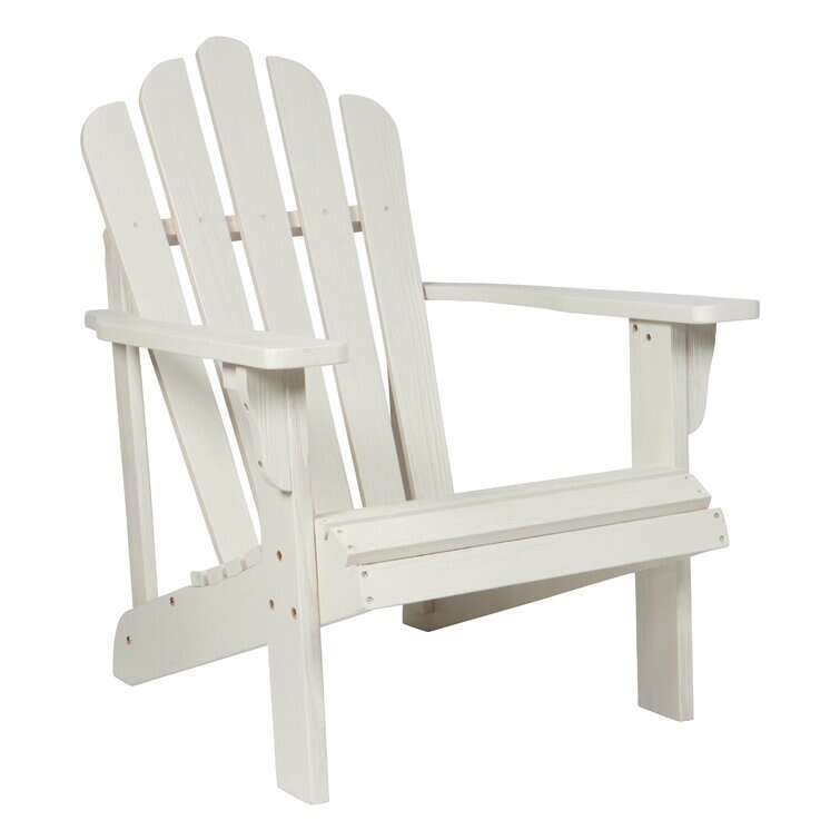 Brently Solid Wood Adirondack Chair