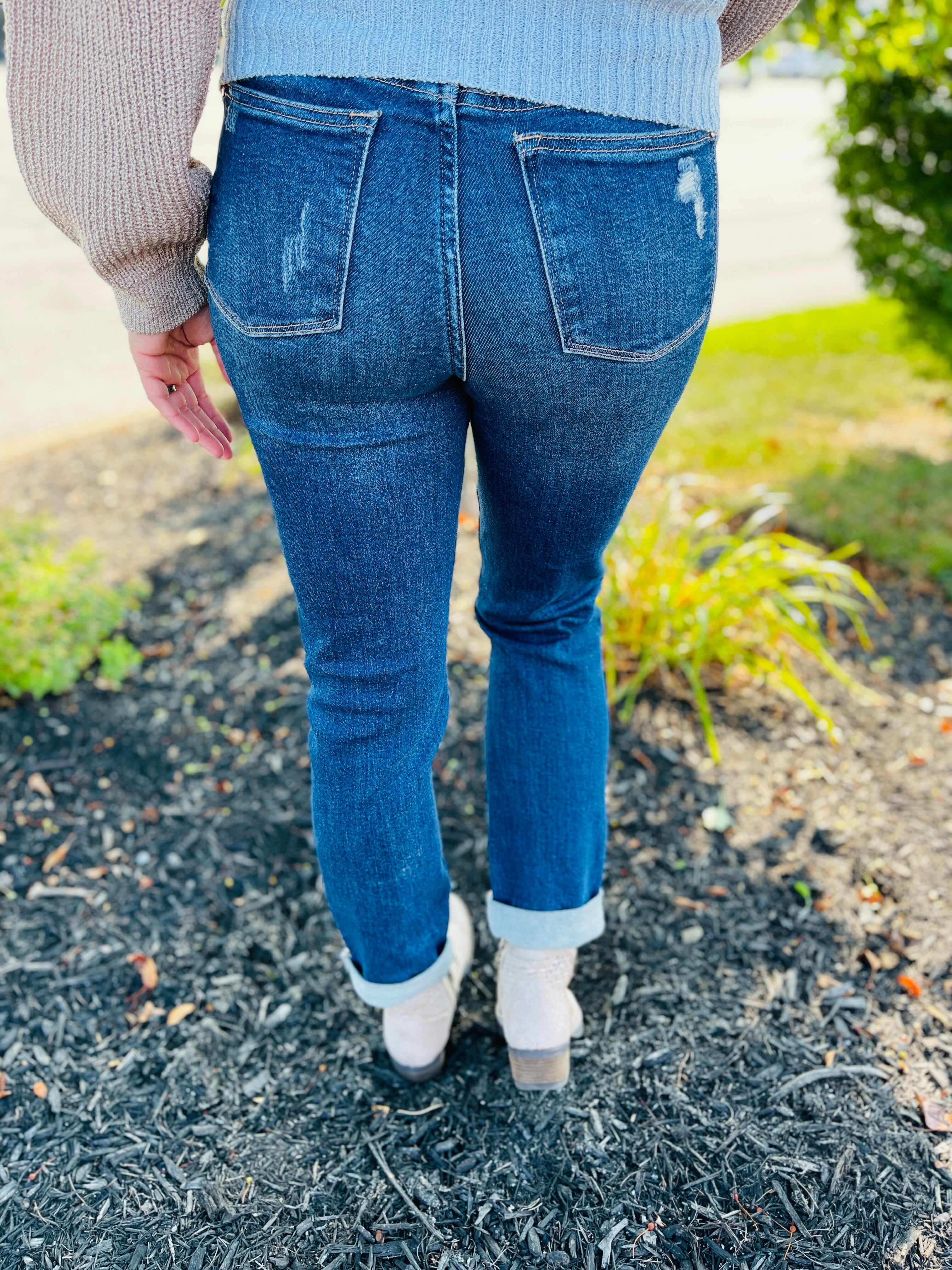 PLUS/REG  A+ Boyfriend Jeans