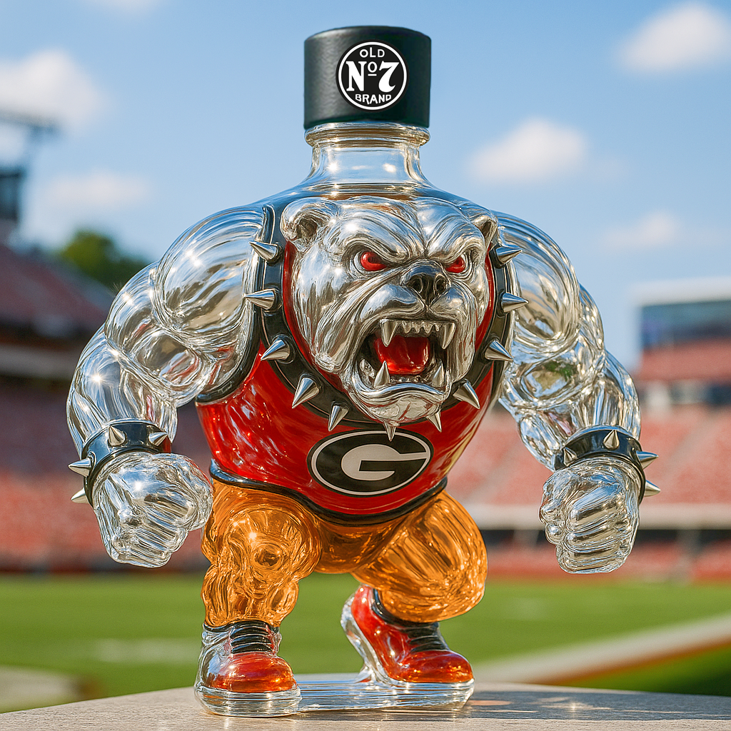 University of Georgia Bulldogs Whiskey Bottle