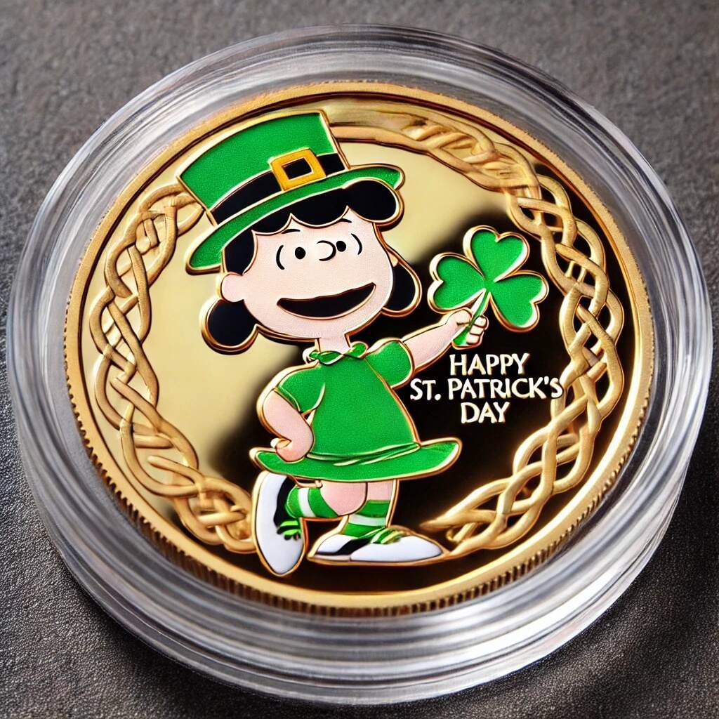 Saint Patrick's Coin - Peanuts