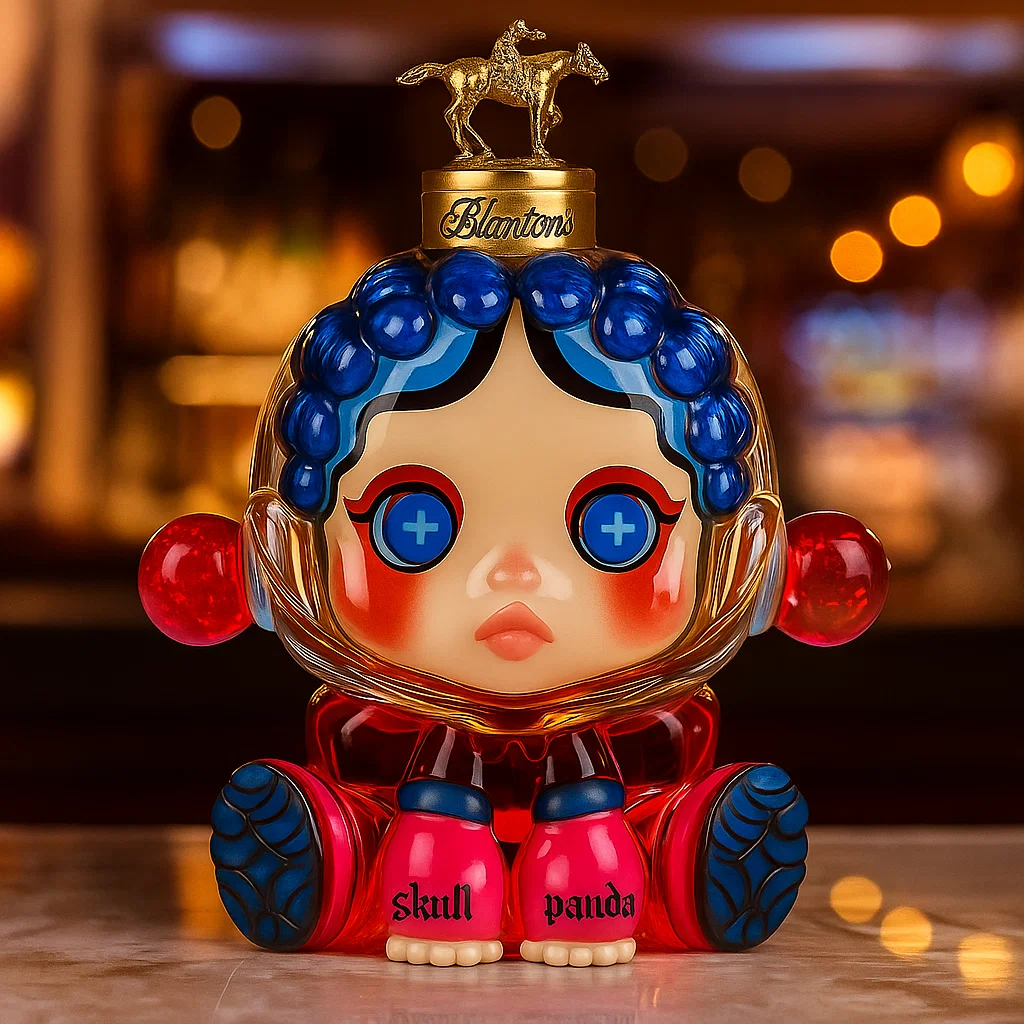 Skullpanda Whiskey Bottle