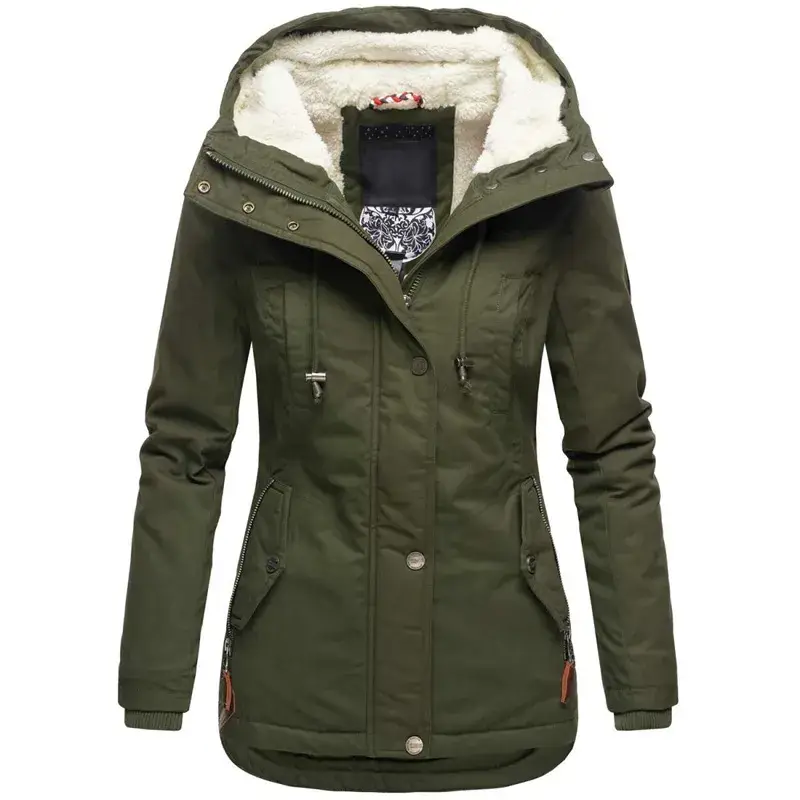 Ladies Winter Jacket With Hood - Gr. 38