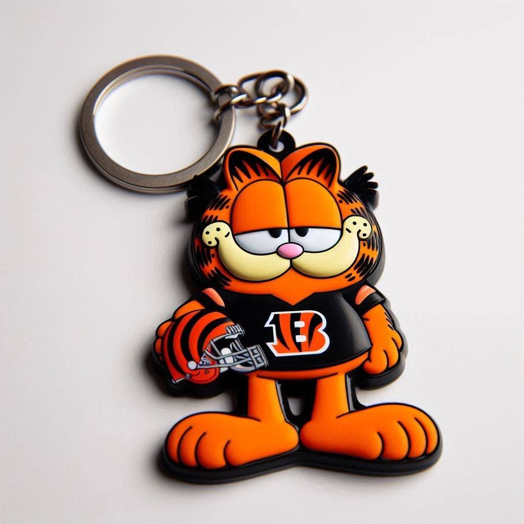 NHL Team Spirit Garfield Keychain