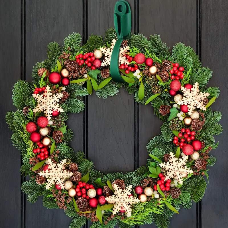 🎄2025 Christmas On Sale✨6 PCS Christmas Silicone Garland Hangers