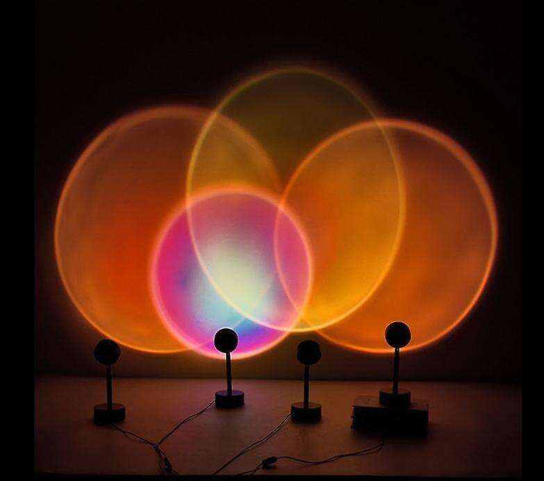 Romantic Led Light Sunset Lamp Floor Table Lamp