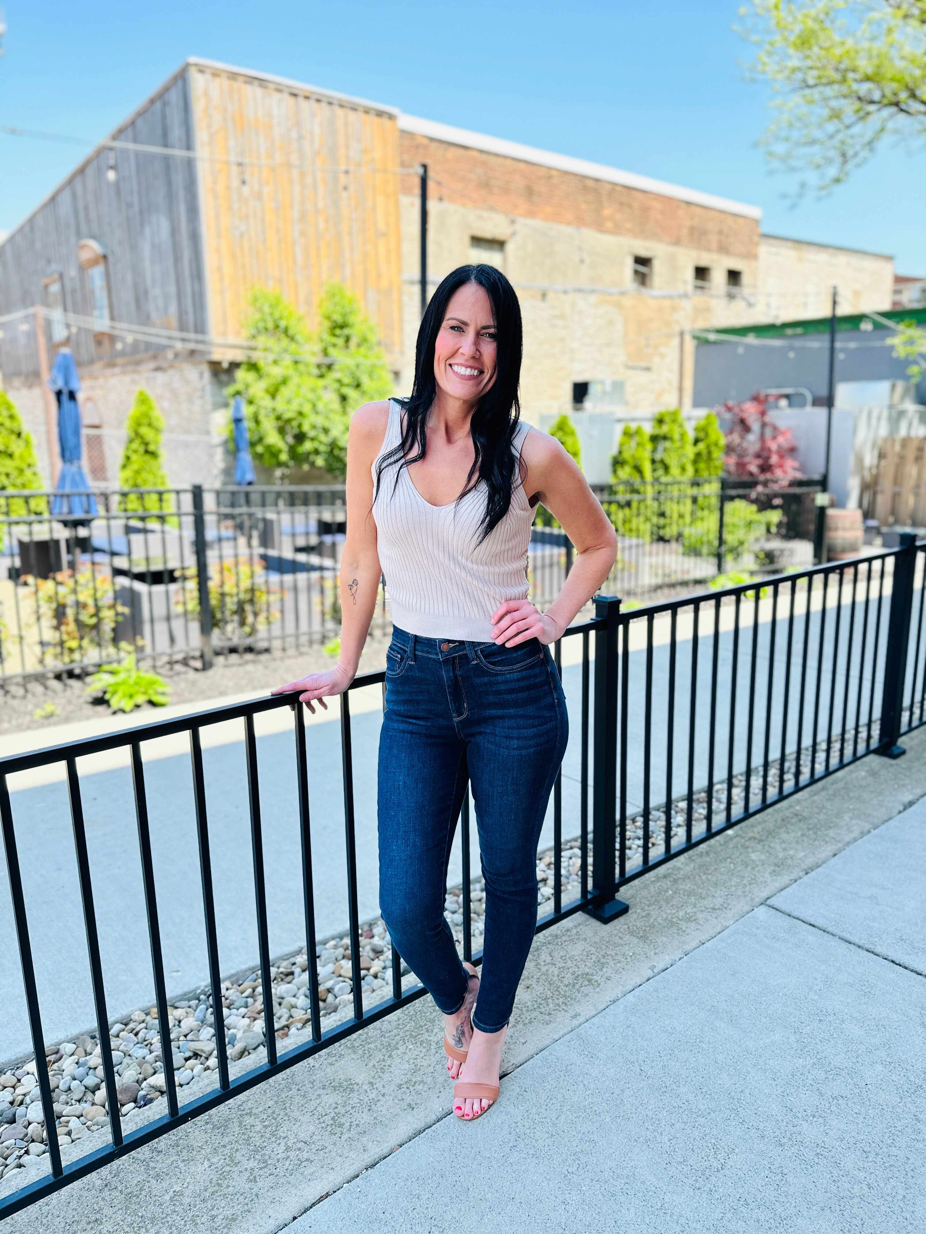 Restock! BEST SELLER! PLUS/REG The Holy Grail of Nondistressed Skinny Jeans
