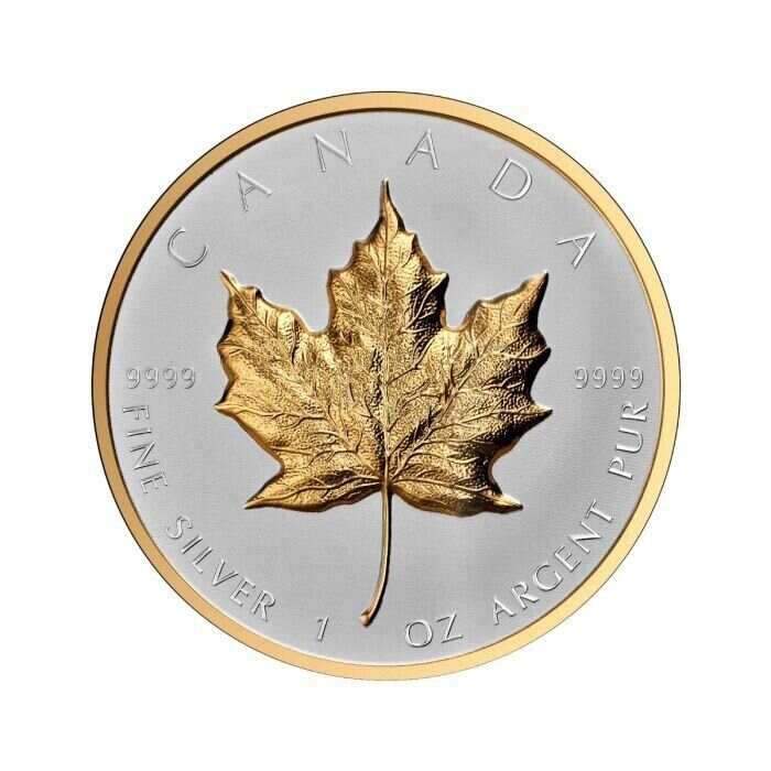 MAPLE LEAF Ultra High Relief 1 Oz Silver Coin 20$ Canada 2023