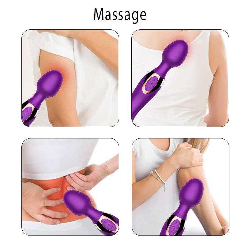 Powerful Magic Wand Vibrator for Women – Clitoral & Body Massage