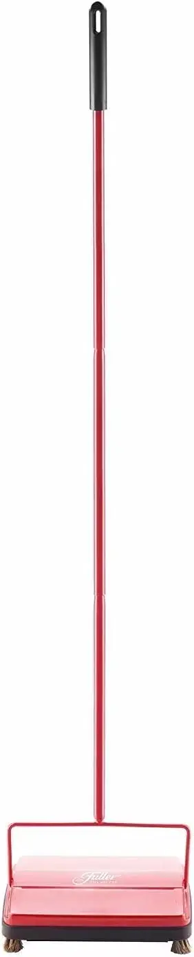 Fuller Brush 17027 Carpet & Floor Sweeper- Mini Stick Cleaner For Hardwood Surfaces, Wood Floors, Laminate, Tile- Small & Portable For The Home Or Office - Cleans Dust Pet Hair- Electrostatic & Silent
