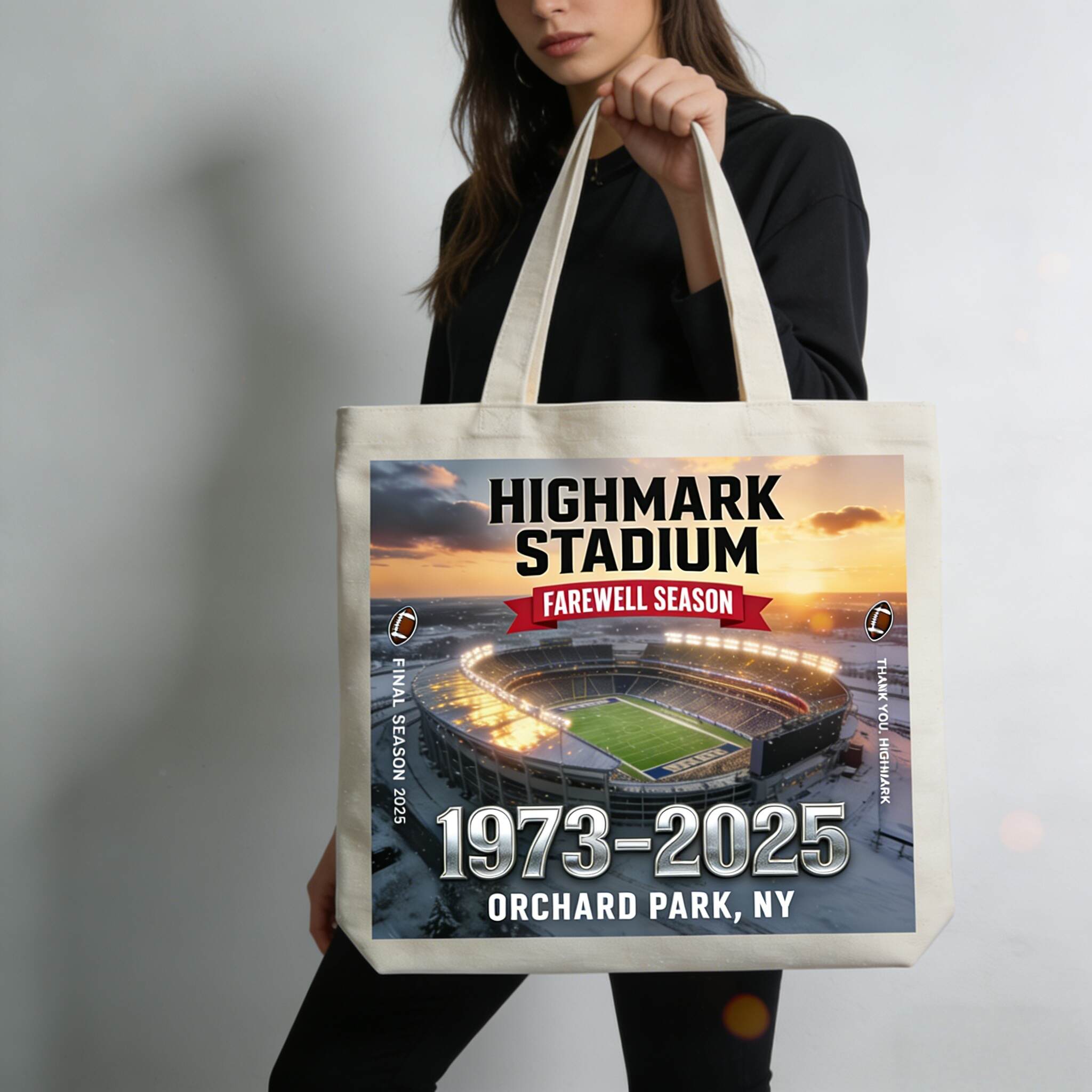 Highmark Stadium Final Season Memorial Tote