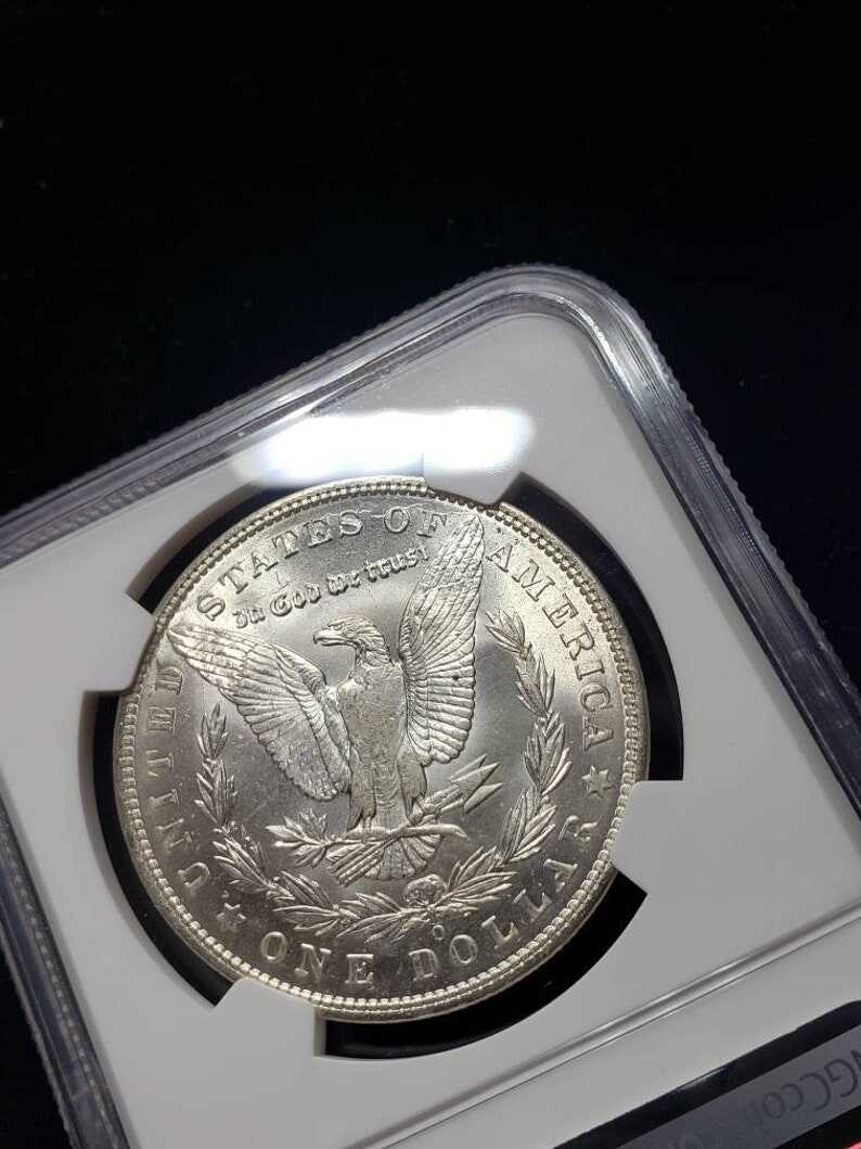 1904 O   Morgan Silver Dollar MS65  NGC   Graded - Beautiful color -Regular 440     Lot# 1466