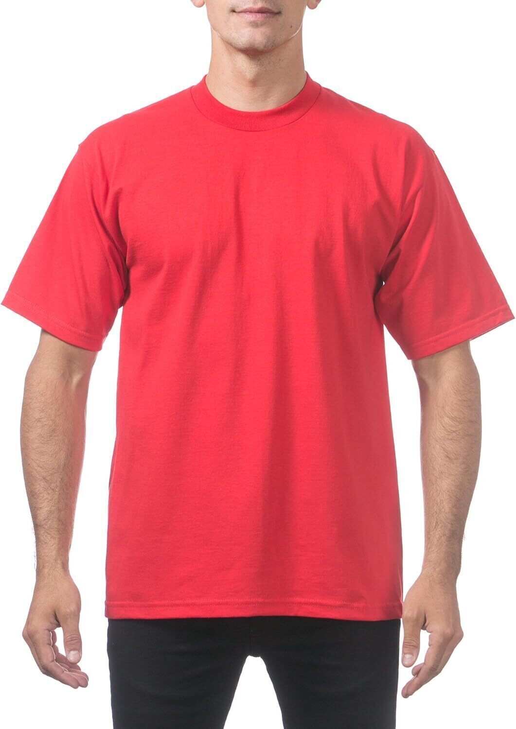Men's Heavyweight Cotton Short Sleeve Crew Neck T-Shirt