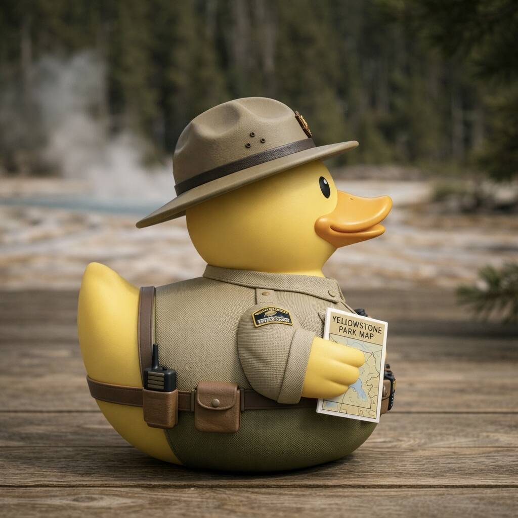Yellowstone Ranger Duck - Premium Collectible Figurine🦆