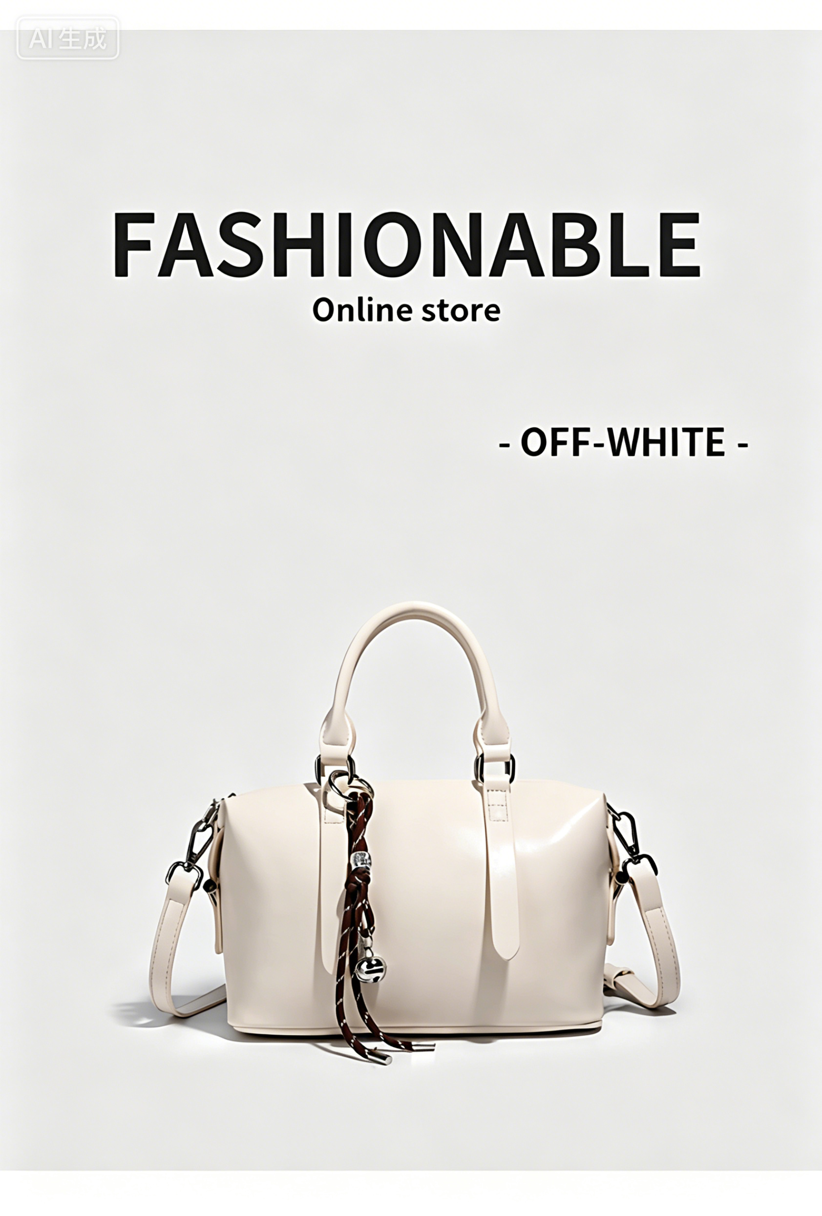 Fashionable womenbag with cowhide leather