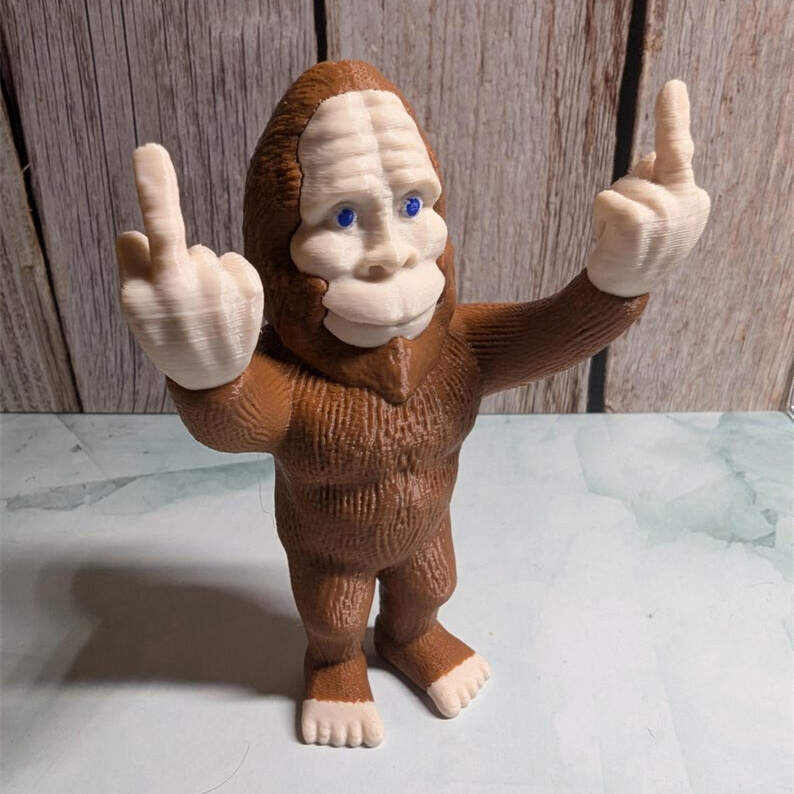 Cheeky Bigfoot Figurine