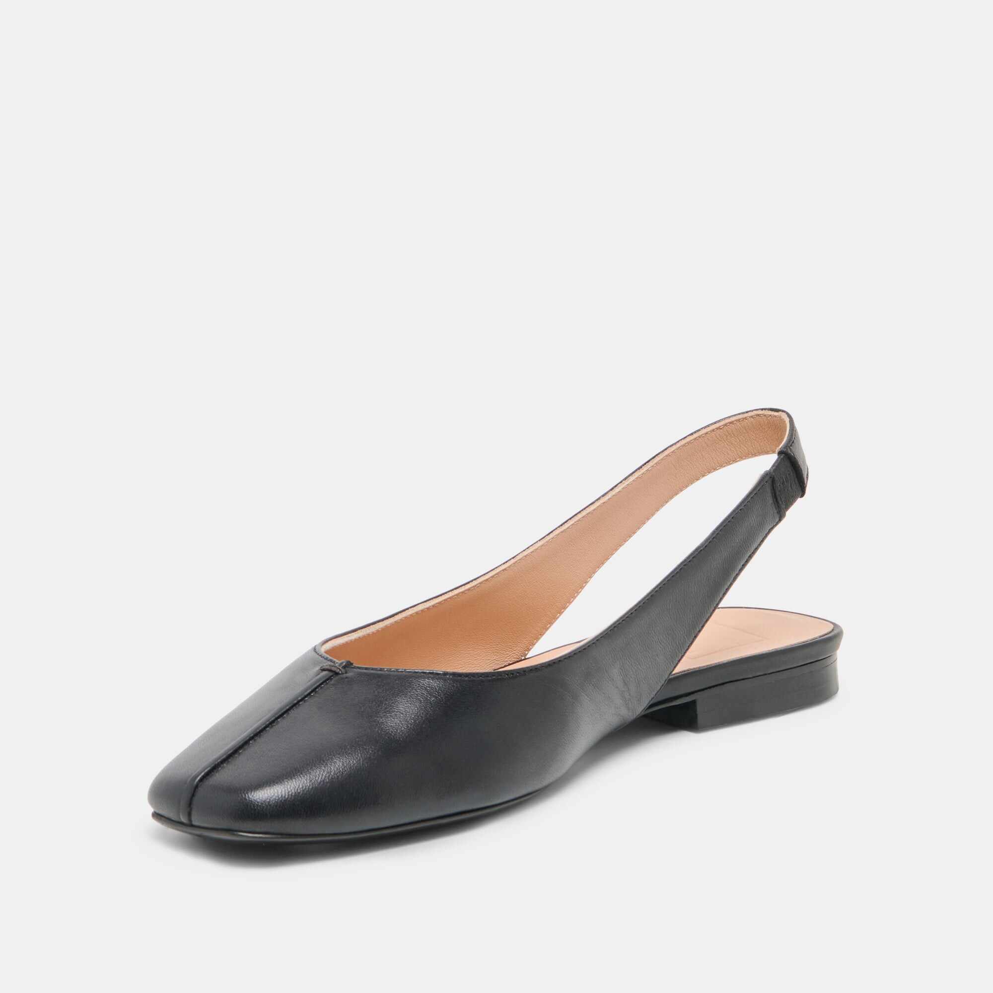 NEKKI FLATS BLACK LEATHER