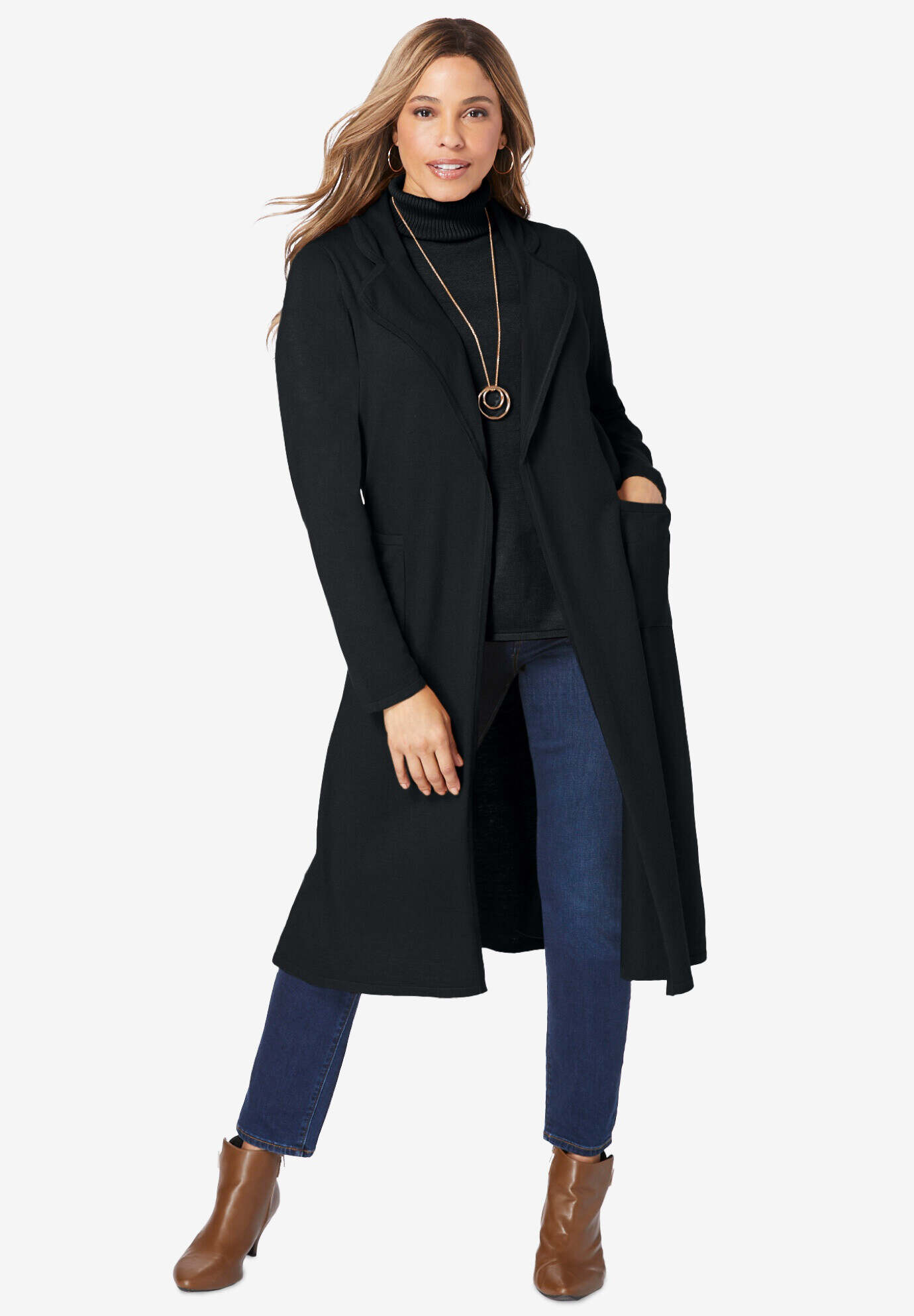 Cashmere Collared Duster