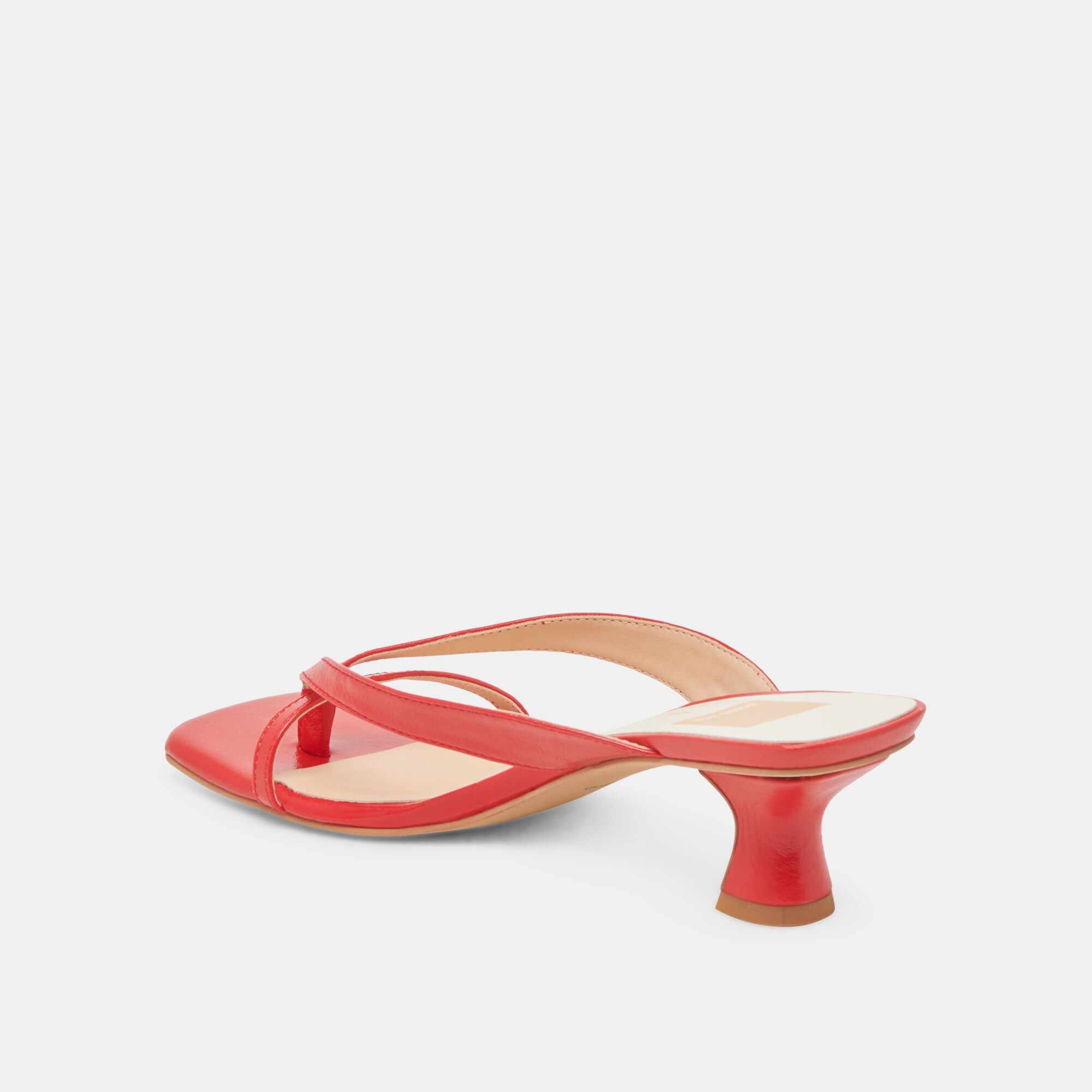 BREVEL WIDE HEELS CHILI LEATHER