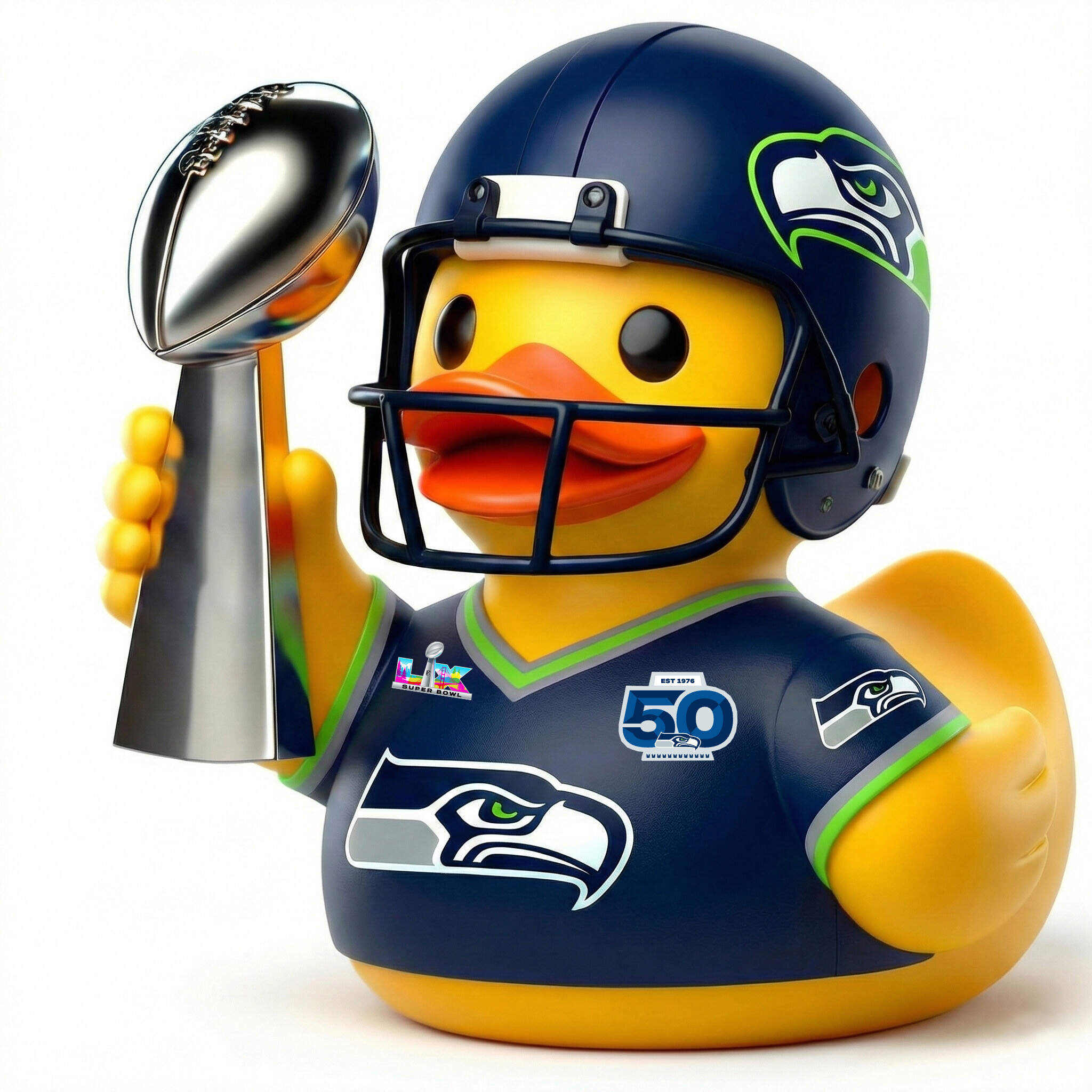 Seattle Seahawks Super Bowl Champion Duck