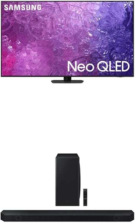 SAMSUNG 55-Inch Class Neo QLED 4K QN90C Series Neo Quantum HDR+, Dolby Atmos, Object Tracking Sound+, Anti-Glare, Gaming Hub, Q-Symphony, Smart TV with Alexa Built-in (QN55QN90C, 2023 Model)