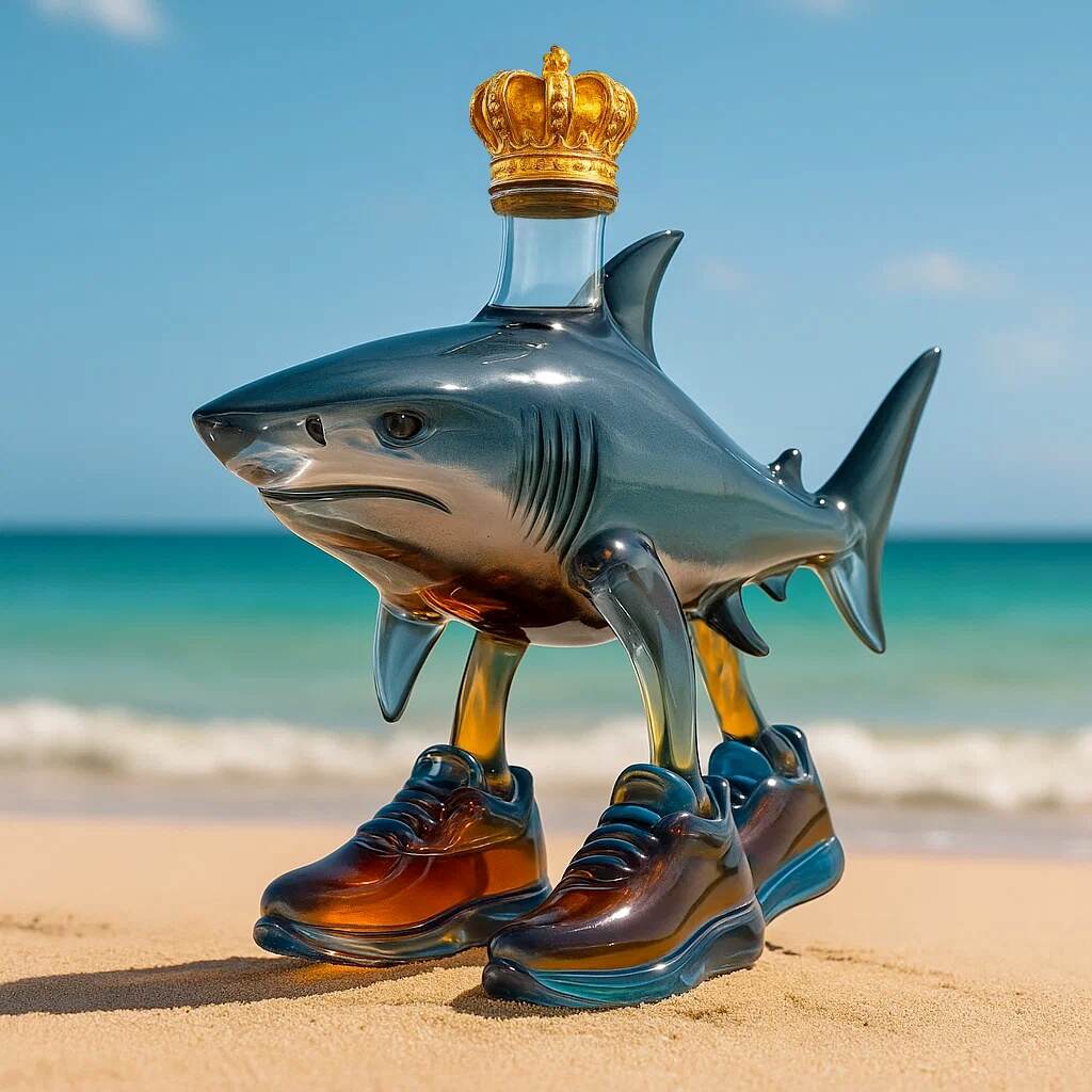 Tralalero Tralala Limited Edition Collector's Whiskey Bottle