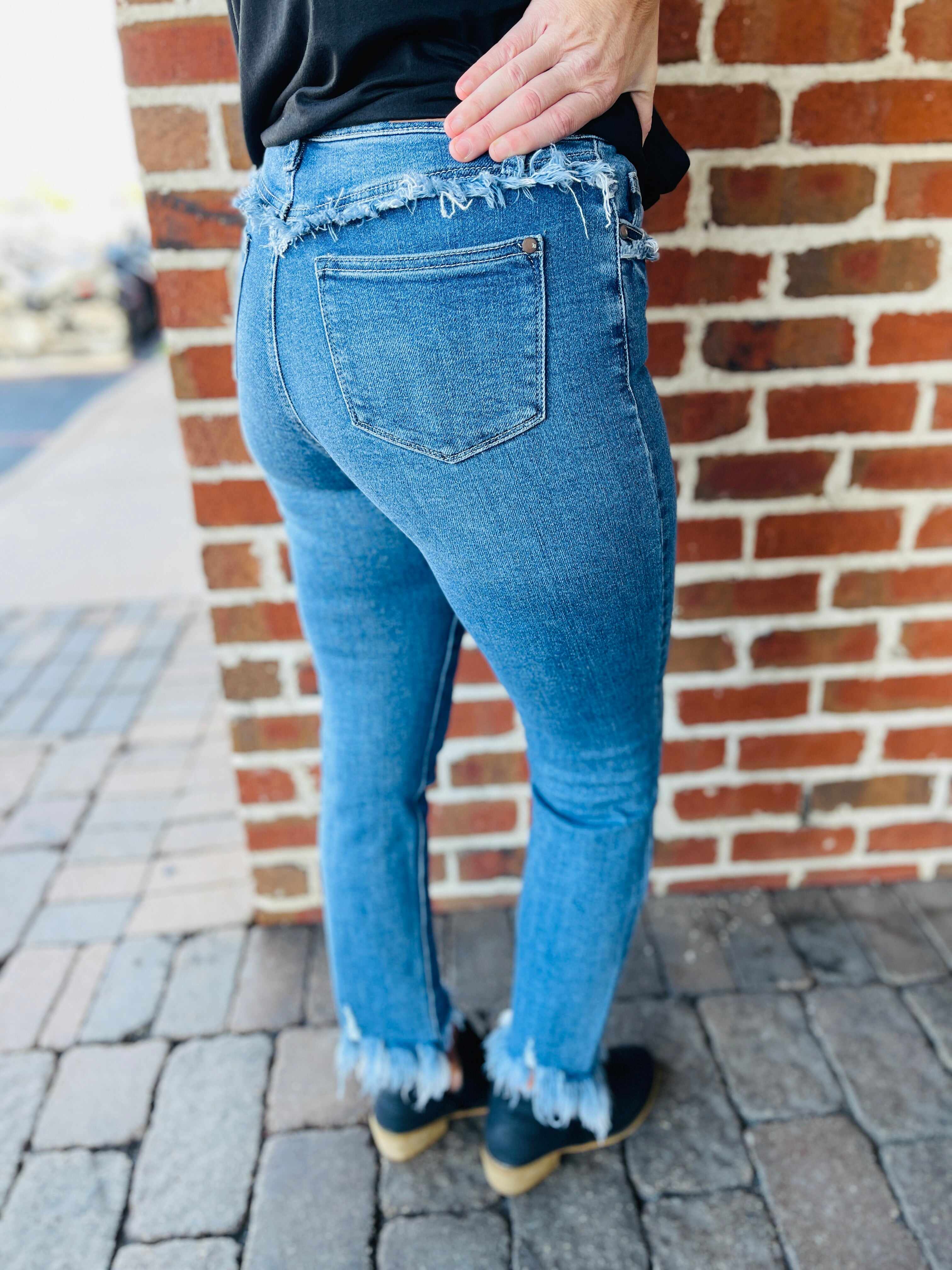 PLUS/REG On The Fringe Slim Fit Jeans